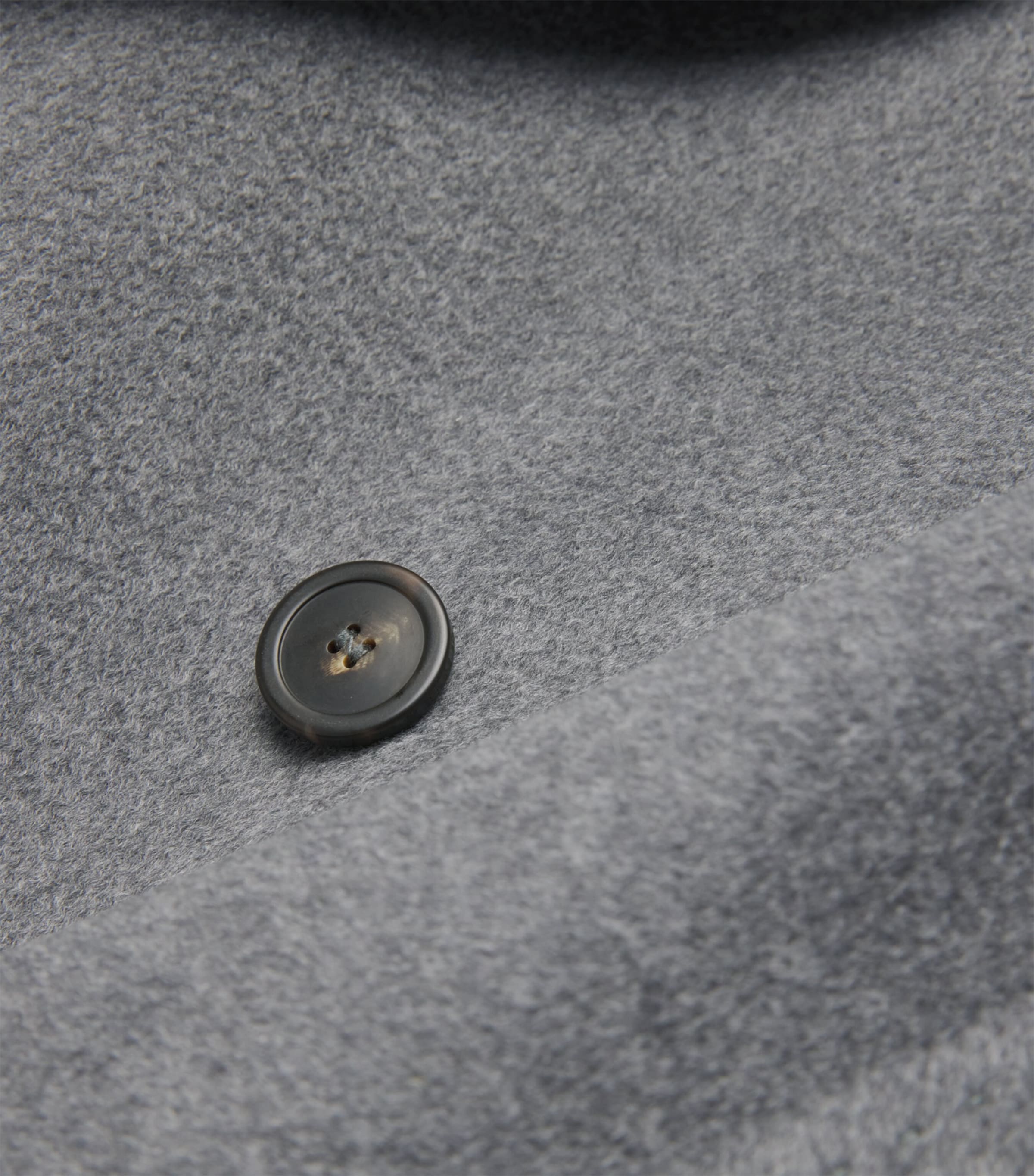 Virgin Wool Overcoat DARK GREY Image 5