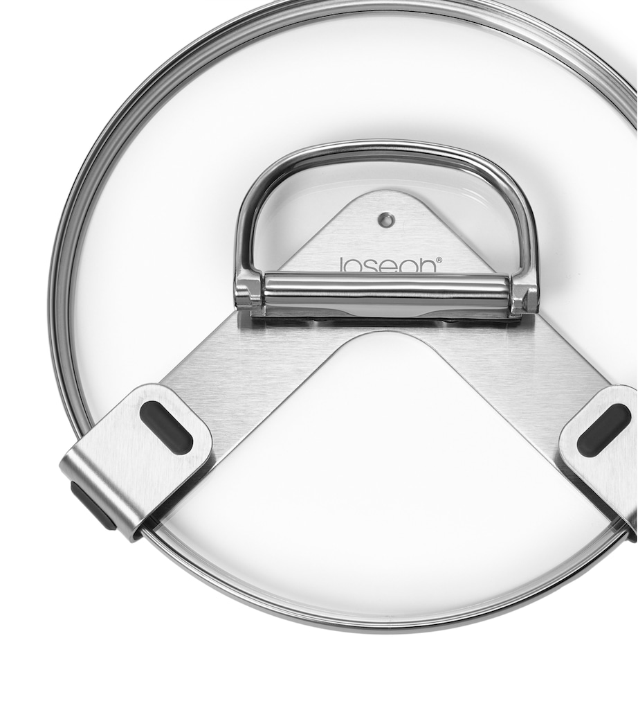 Set of 2 Space Pan Lid Holders SILVER Image 6