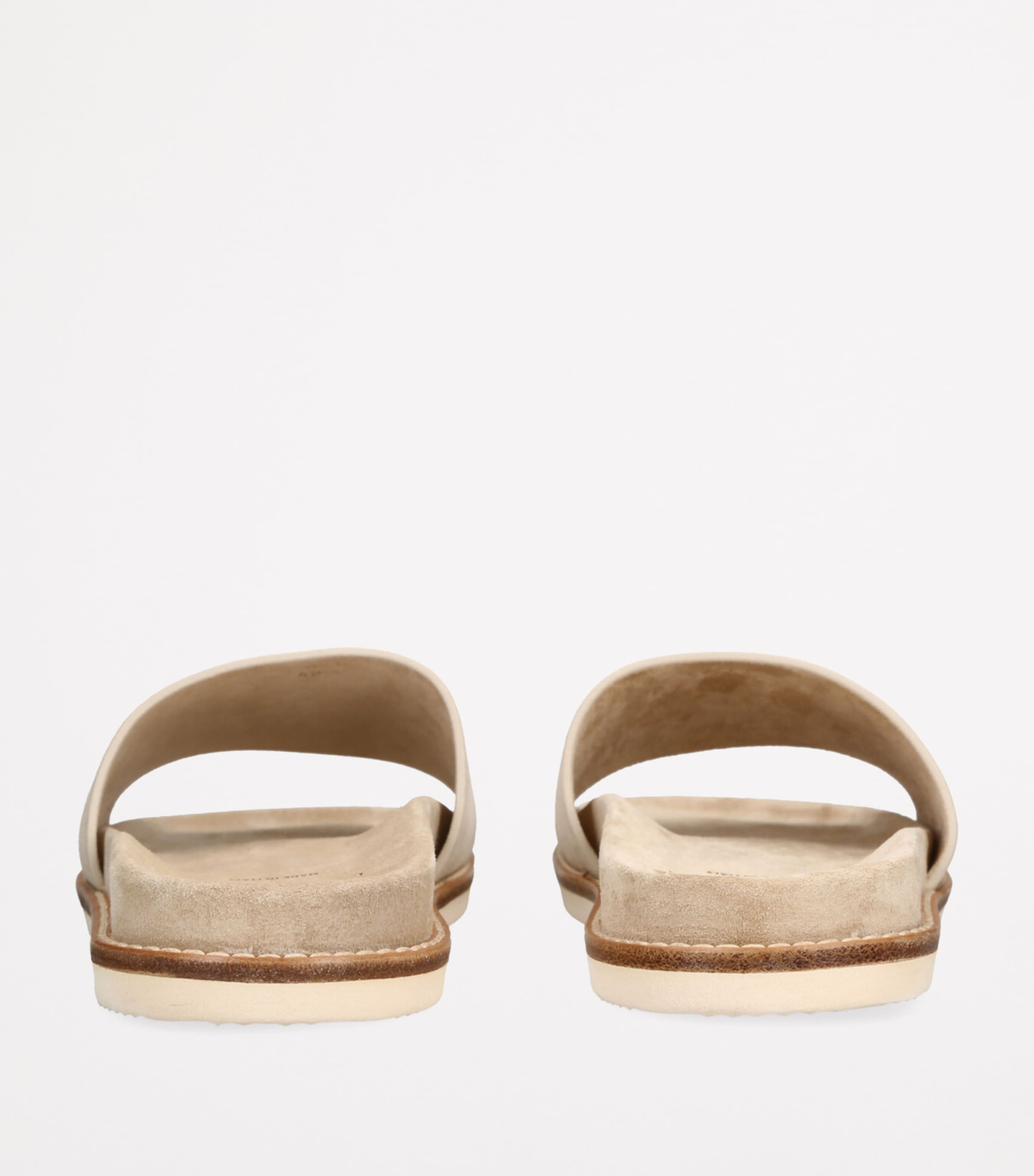 Suede Slides BEIGE Image 2