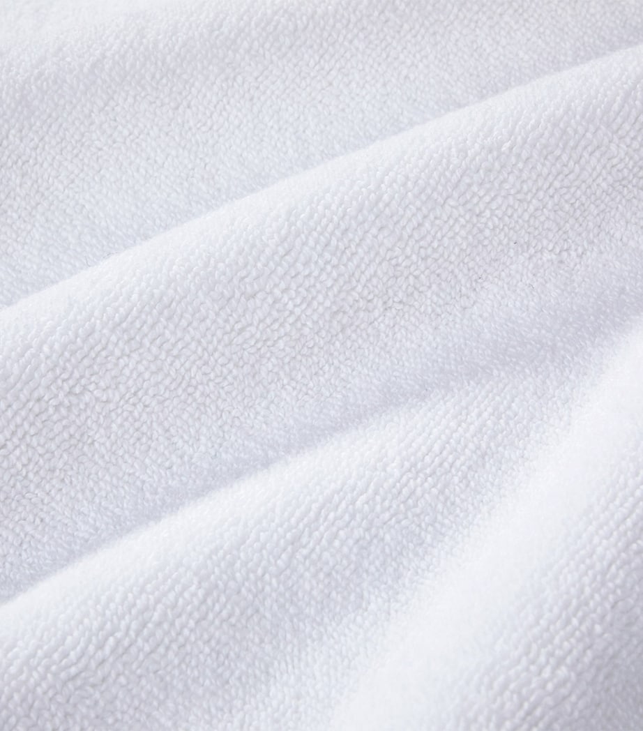 Polo Player Bath Sheet (90cm x 160cm) WHITE Image 2