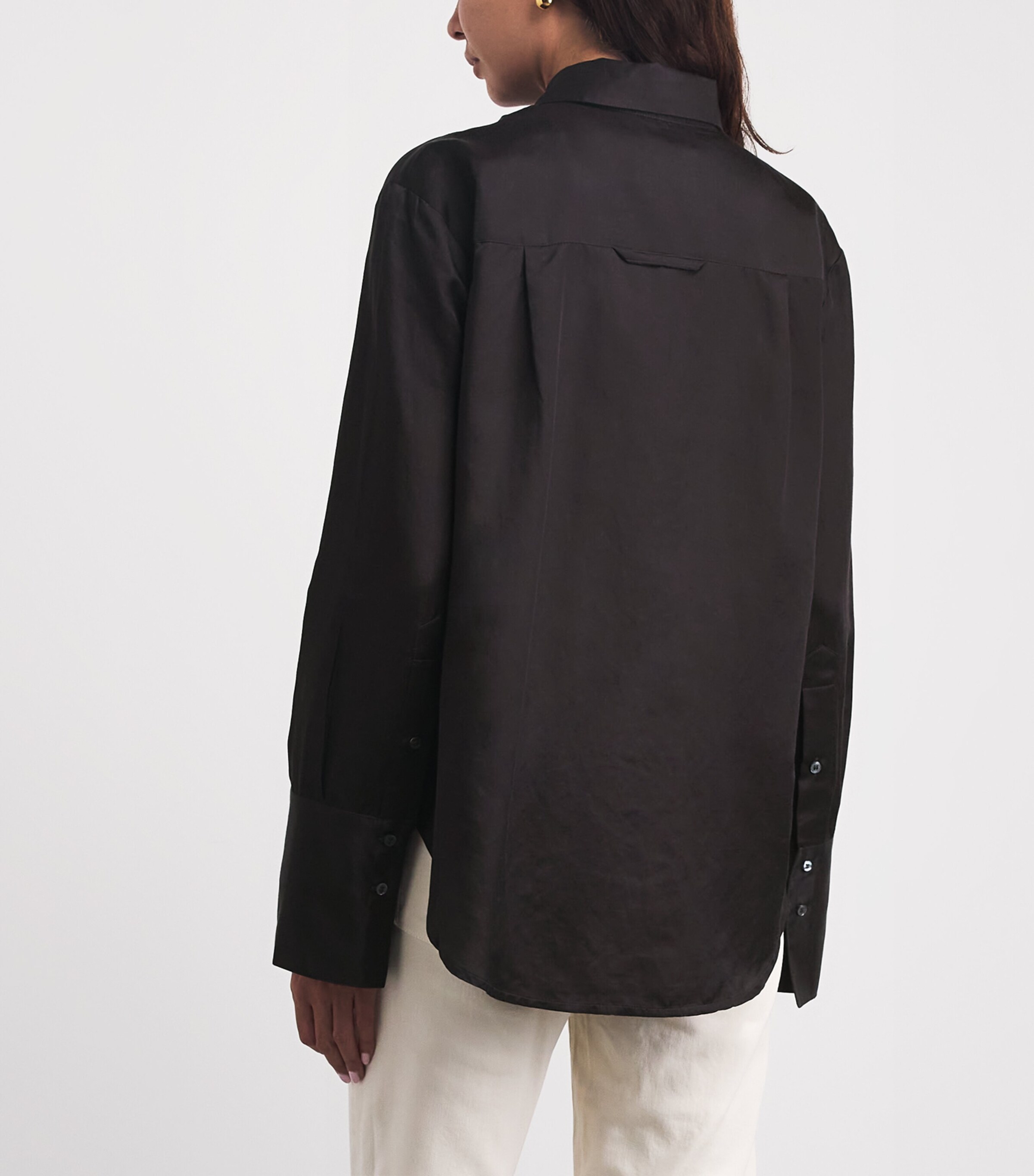 Citizens of Humanity Womens Cotton-Silk Camilla Shirt Cho Image 5