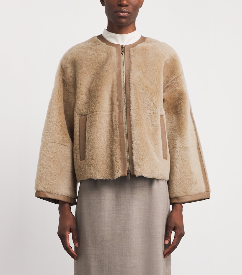 Shearling Jacket BEIGE Image 3