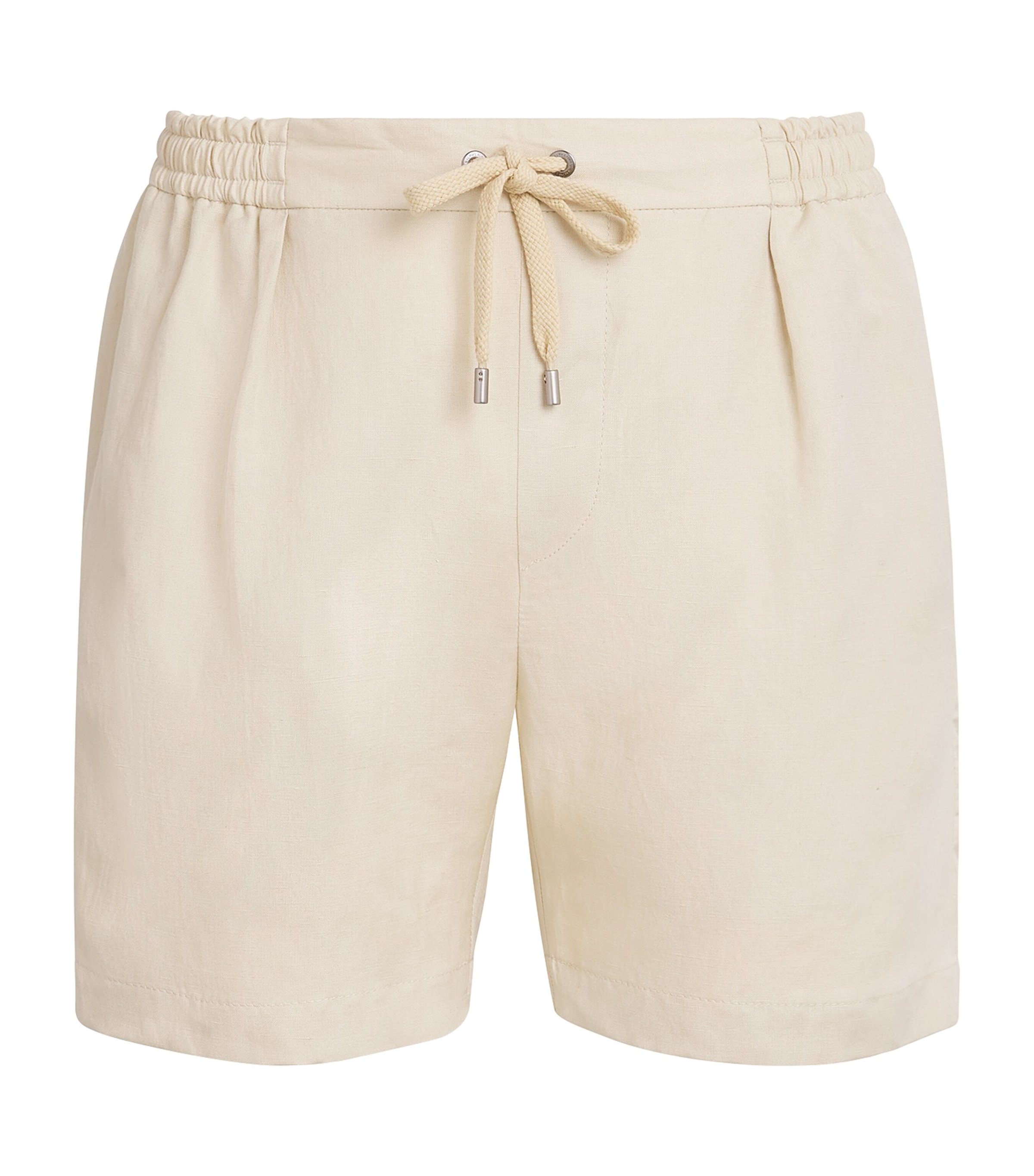 Ralph Lauren Purple Label Mens Silk-Linen Chino Shorts Limestone Image 1