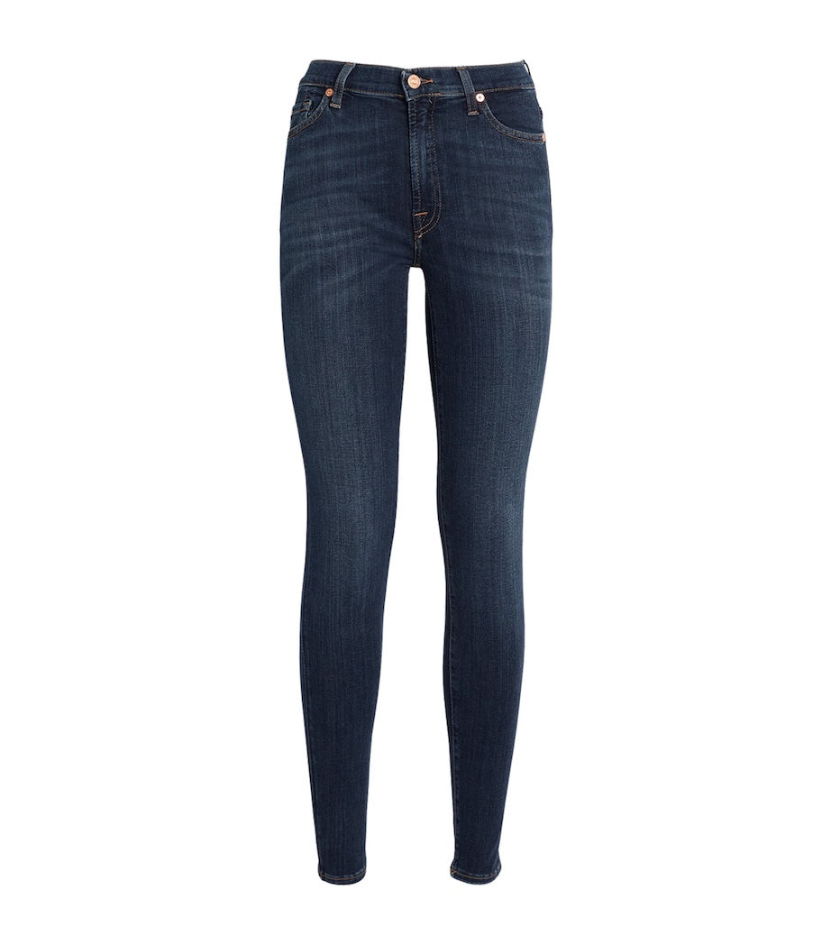 Slim Illusion Luxe Skinny Jeans DARK BLUE Image 1