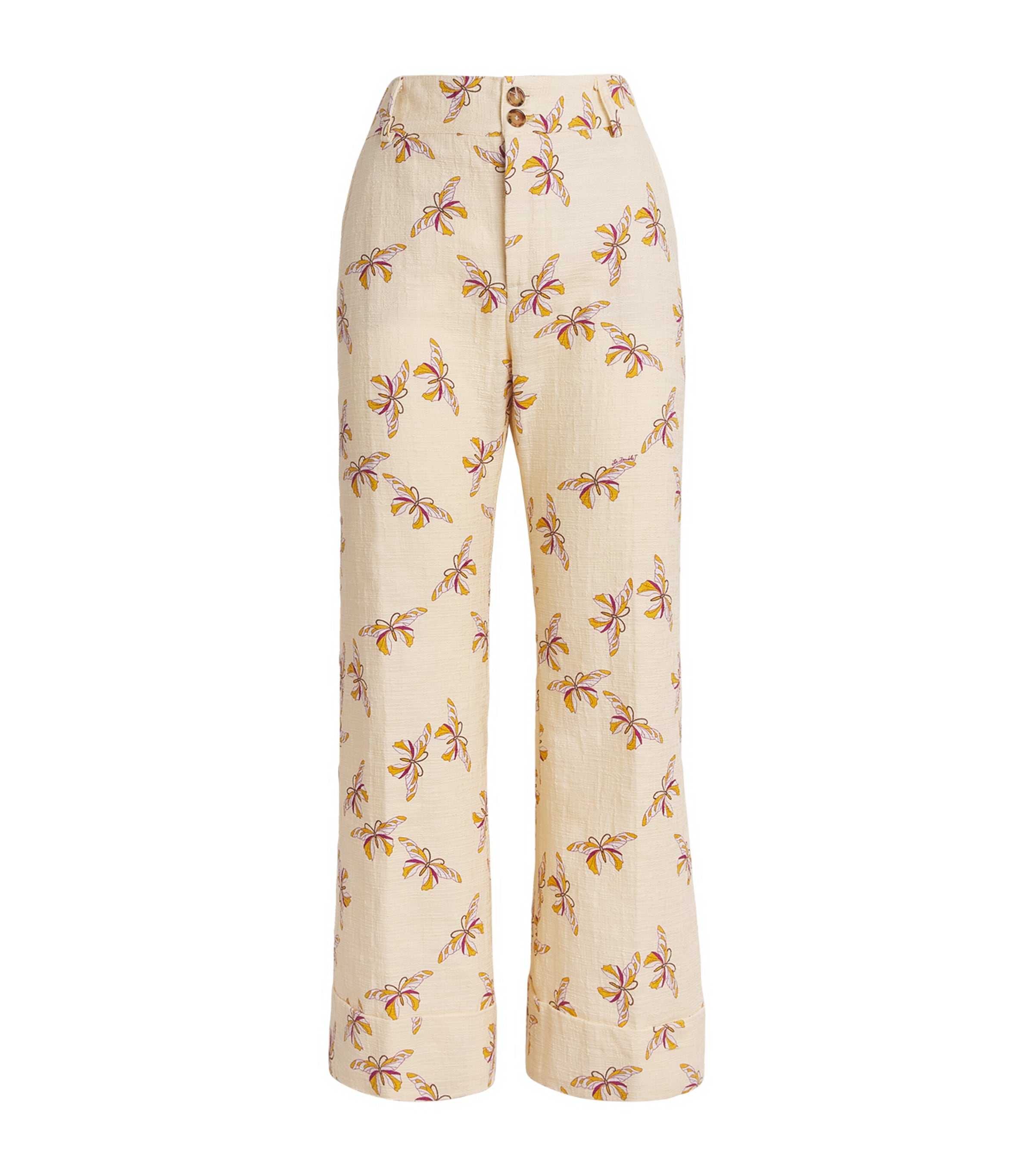 La Doublej Womens Farfalla Hendrix Flared Trousers Farfalla Image 1