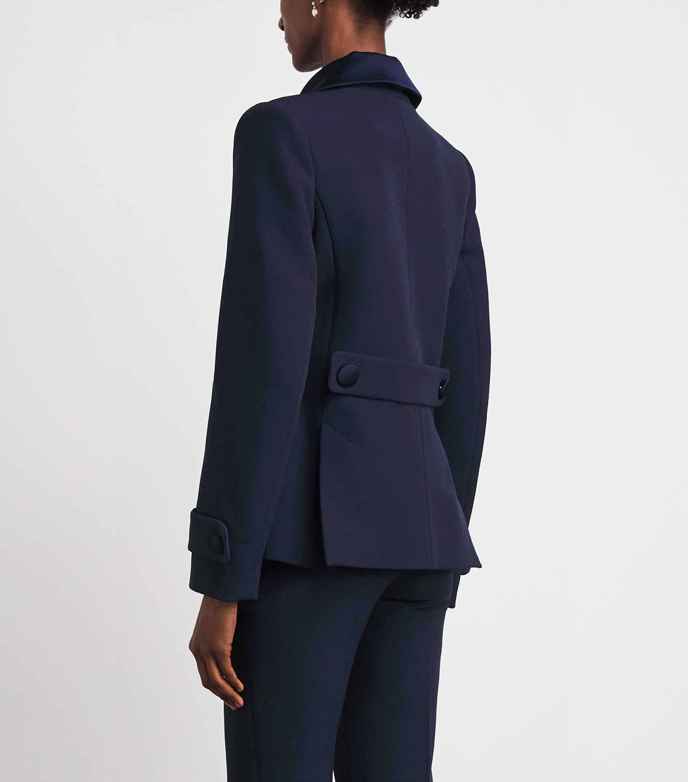 Safiyaa Womens Double-Breasted Blazer Maritime Blue Image 5