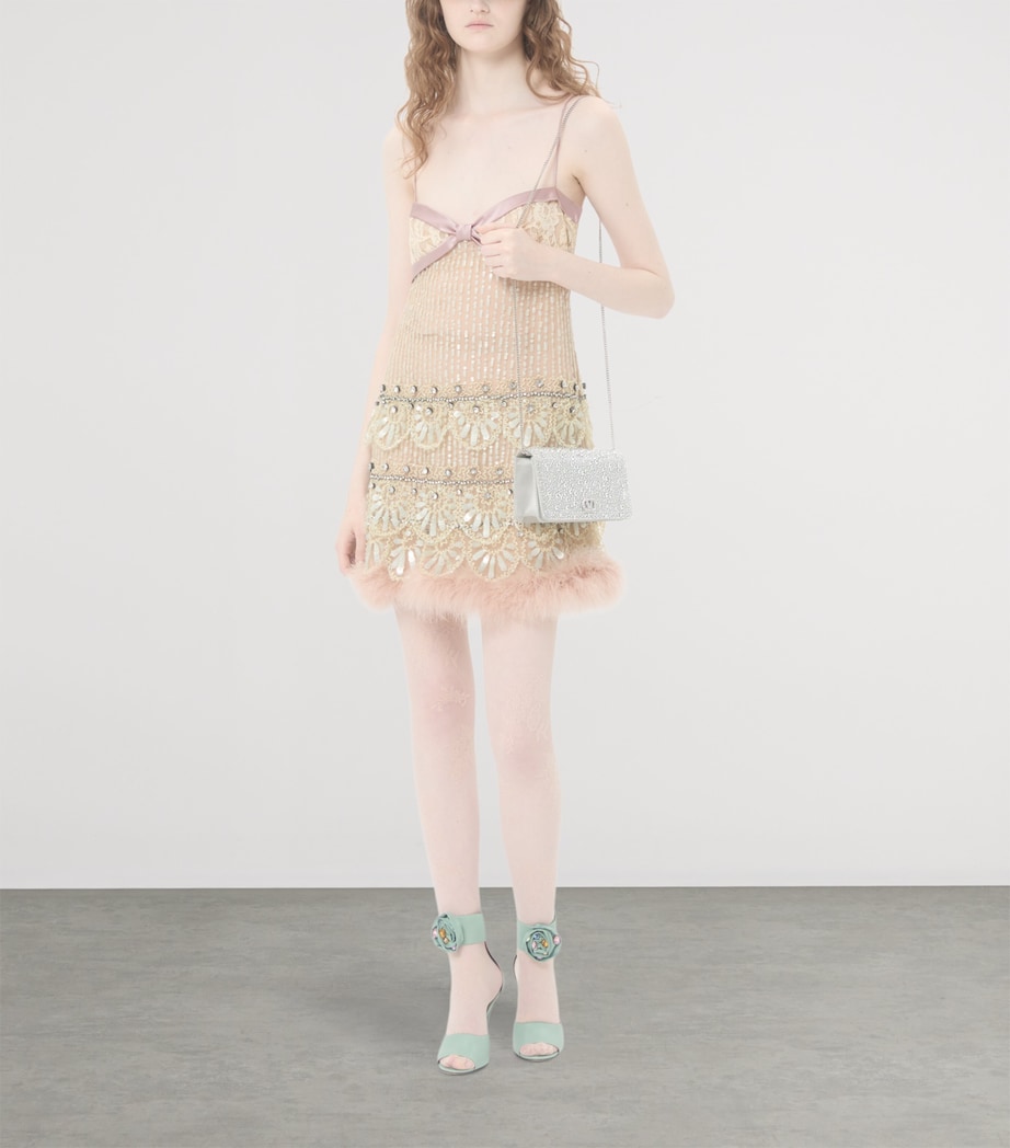 Mini Embellished VLogo Signature Shoulder Bag C9F Image 6