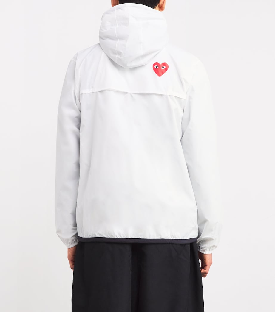 x K-Way Nylon Water-Resistant Jacket WHITE Image 4