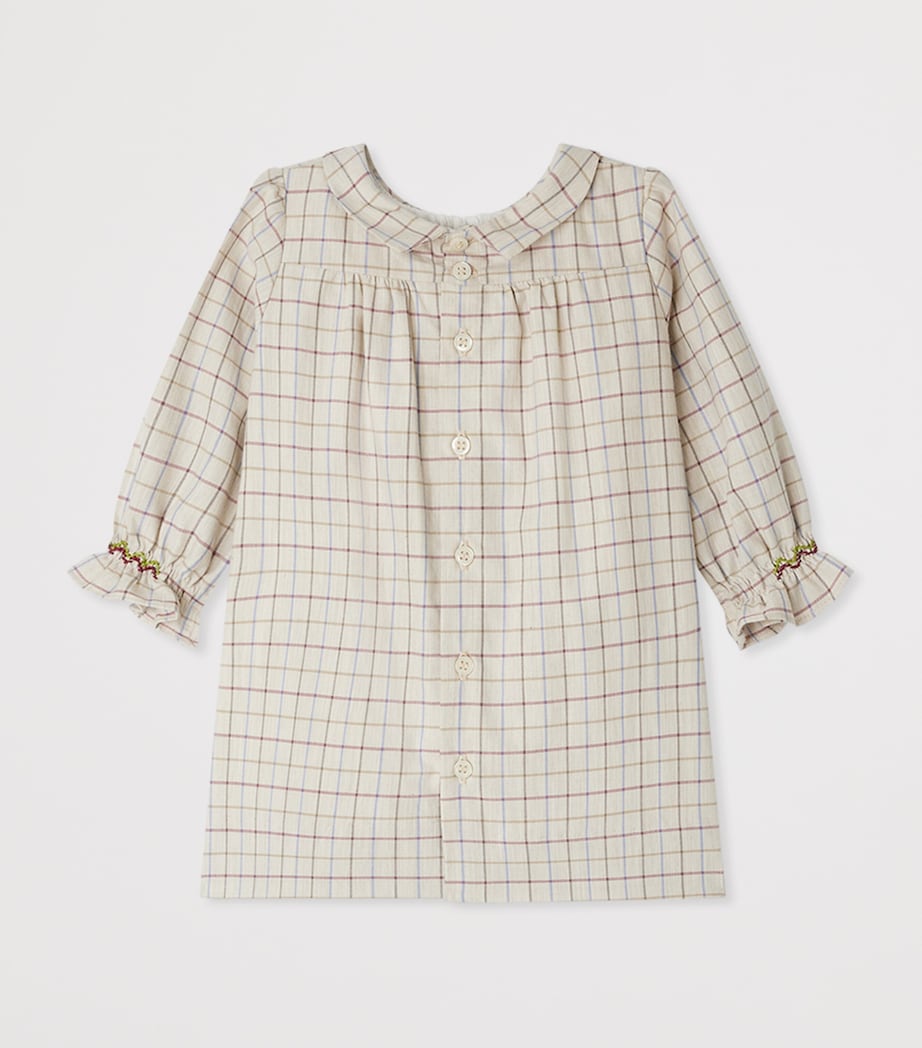 Cotton Check Dress (24-36 Months) CA MASTIC Image 2