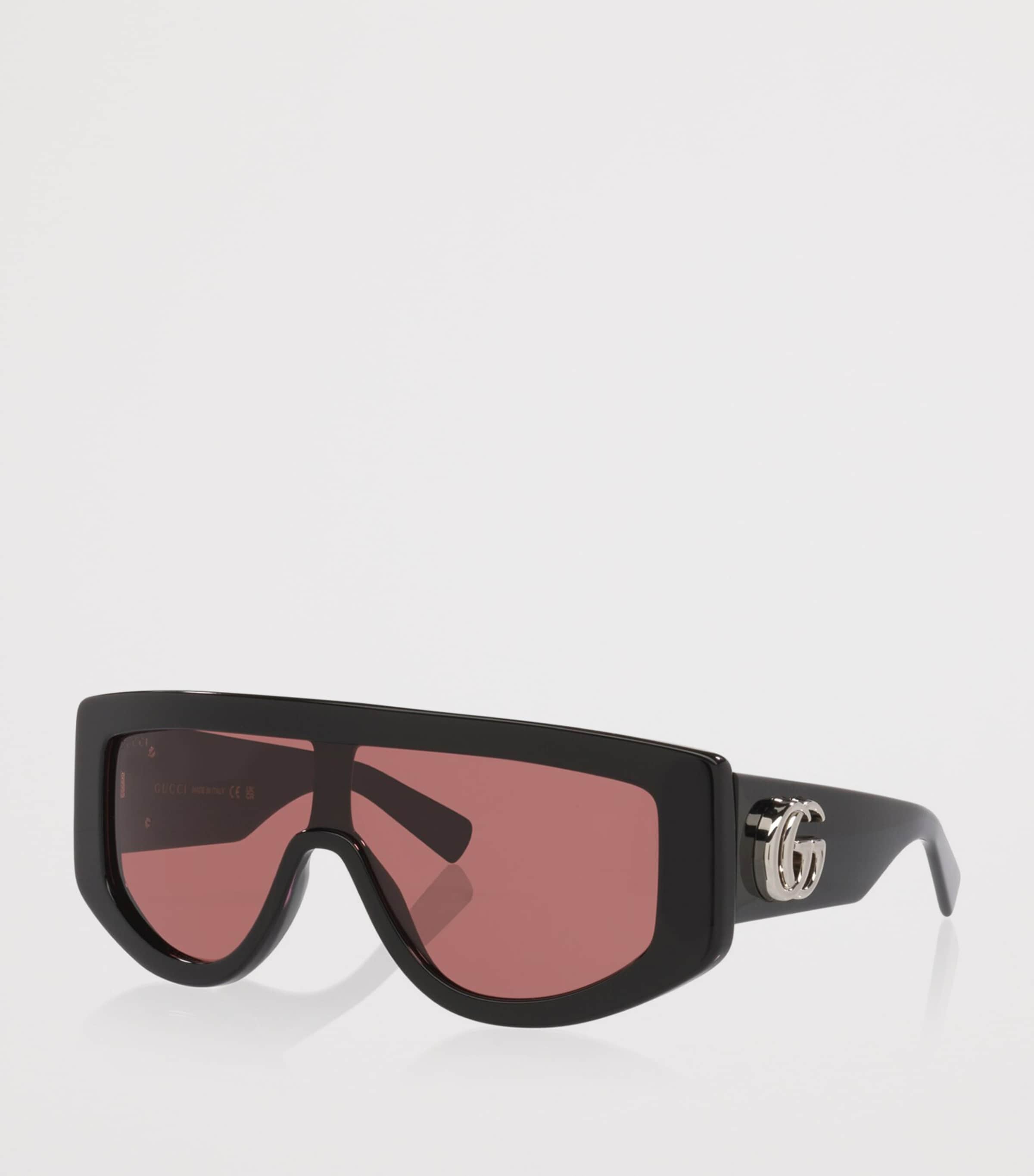 Gucci Irregular Sunglasses Black Image 2