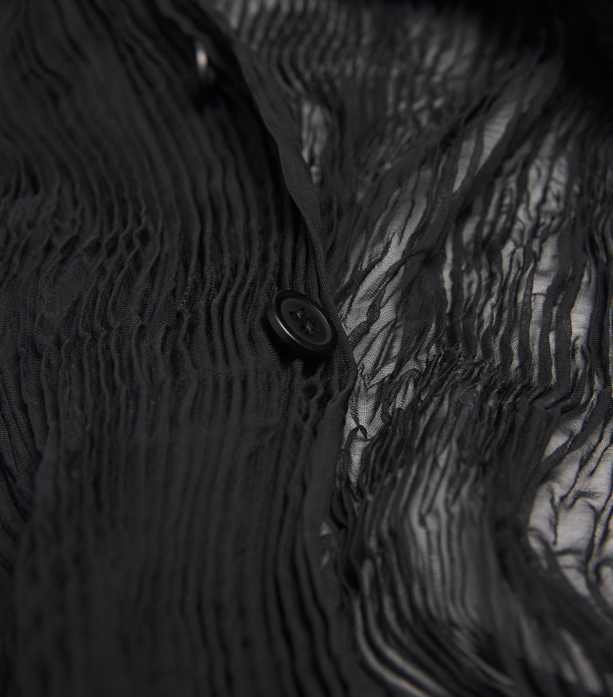 Chiffon Twist Cardigan BLACK Image 5