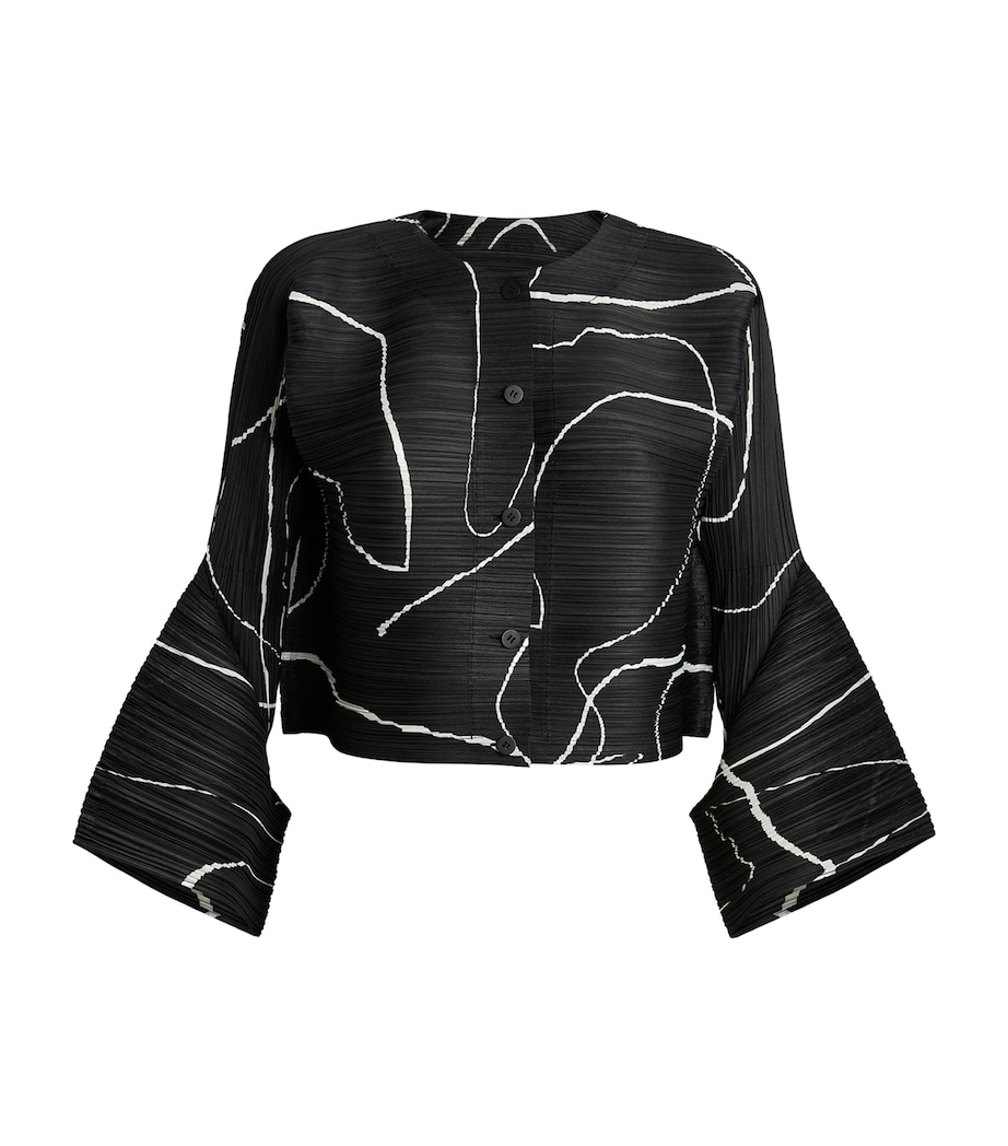 Printed Pause Jacket BLACK Image 1