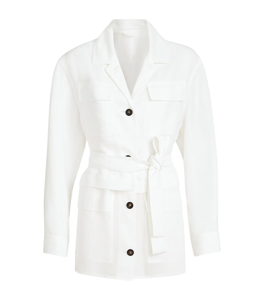 Brunello Cucinelli Womens Twill Safari Blazer Image 1