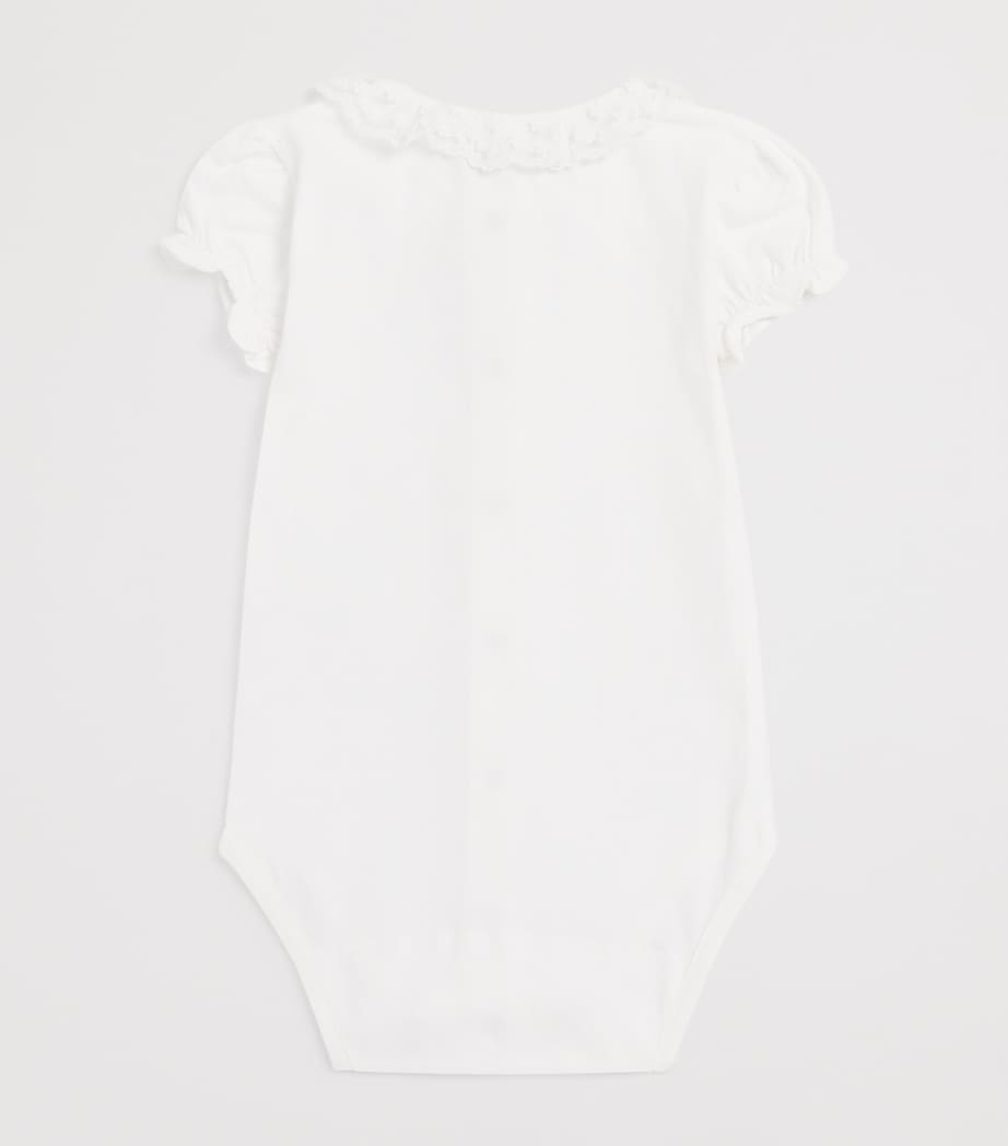 Lace-Detail Bodysuit (1-24 Months) 13NACRE Image 2