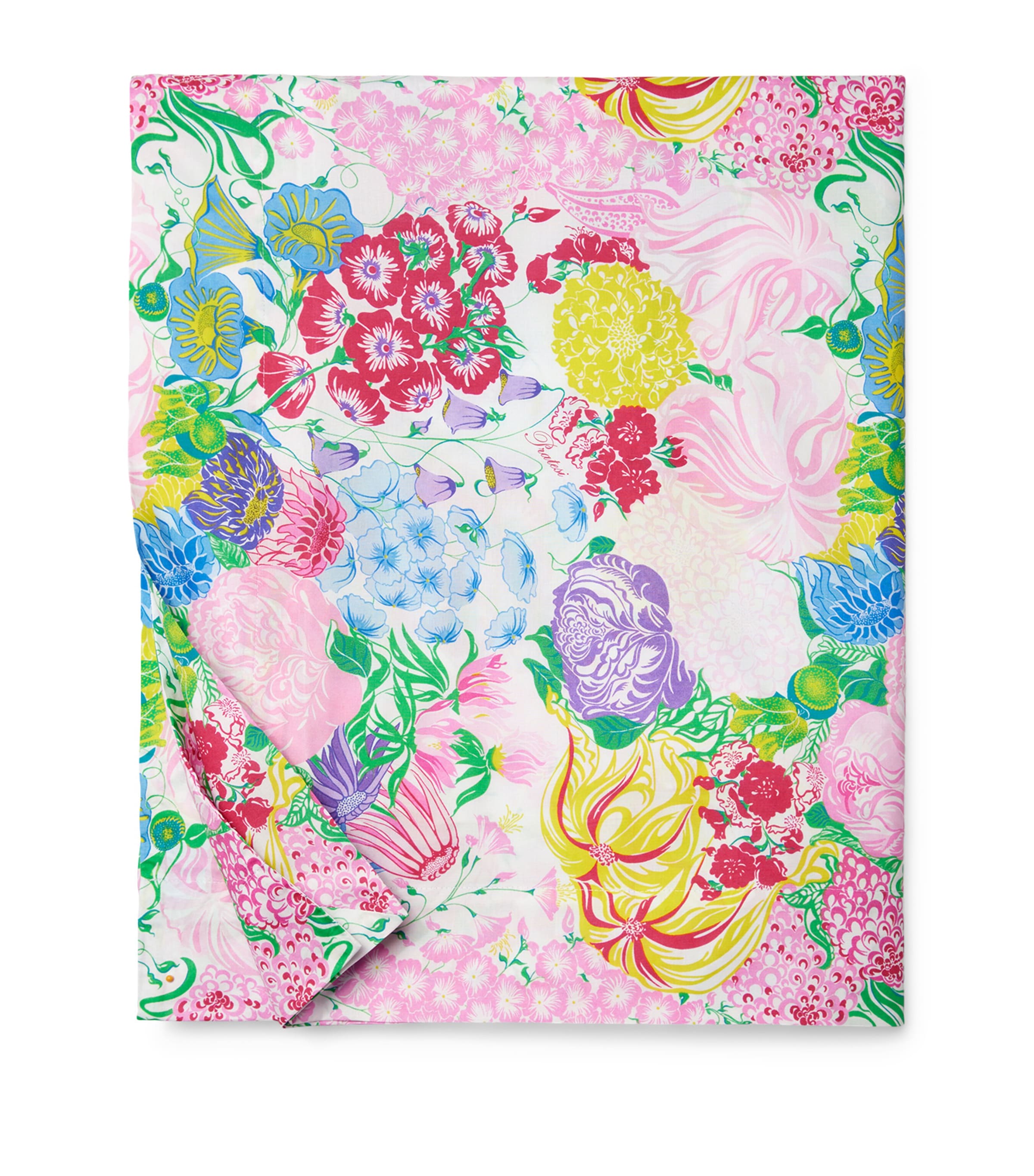 Pratesi Cotton Millefiori King Duvet Cover In Multi