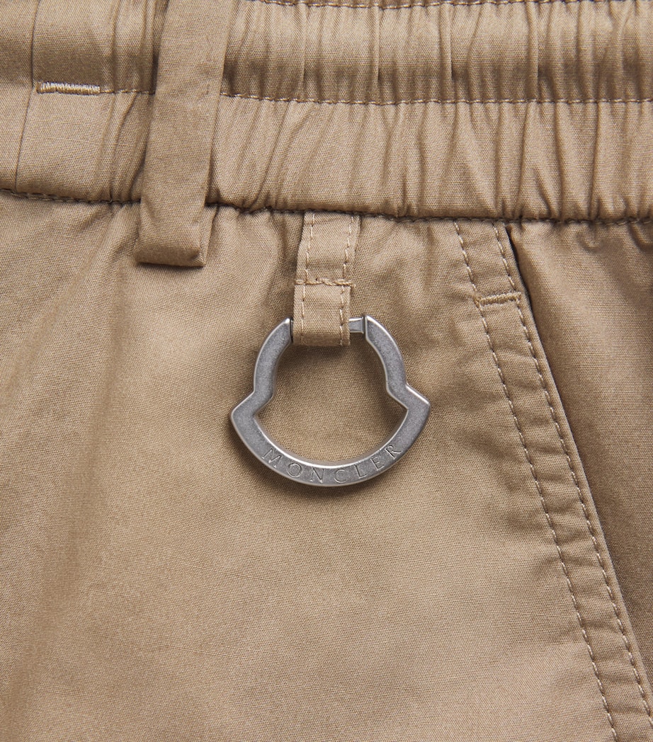 Moncler Mens Cotton Poplin Cargo Shorts Image 6