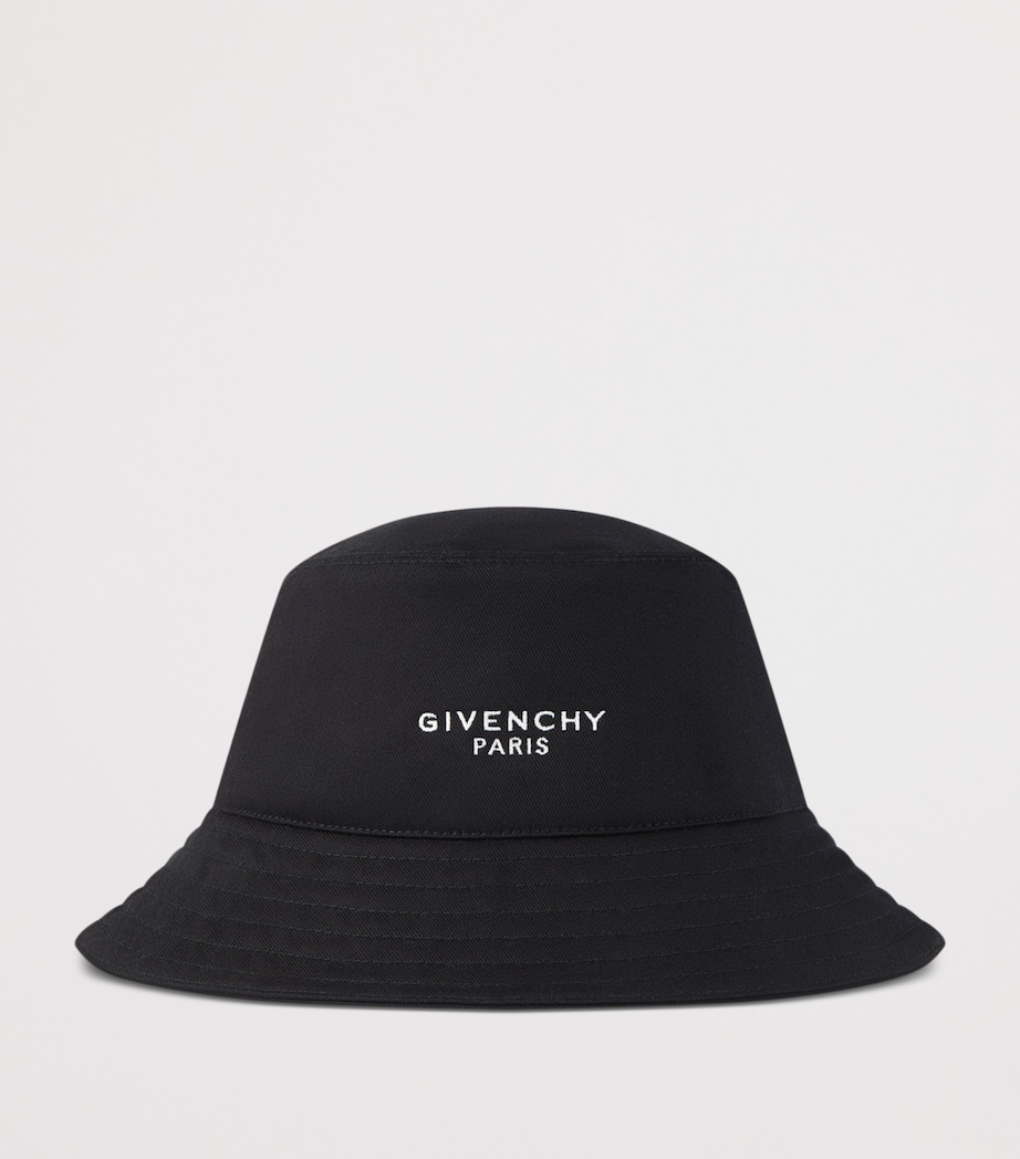 Twill Logo Bucket Hat BLACK Image 3