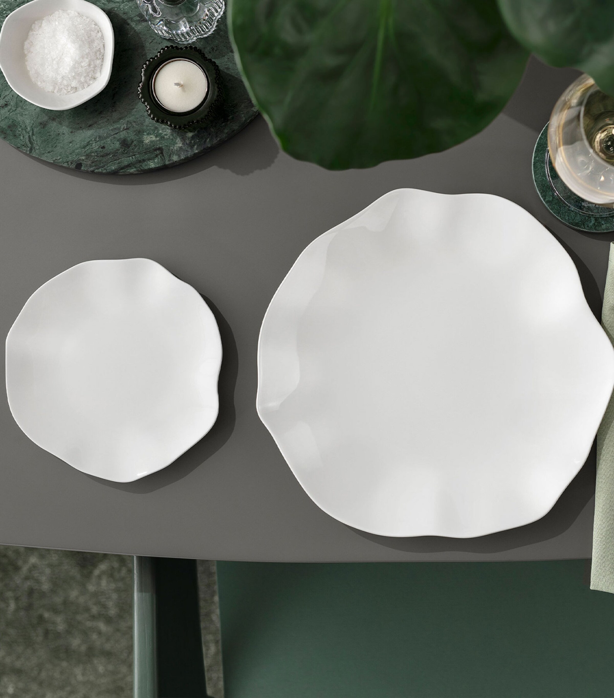 Villeroy & Boch Porcelain Pura Dessert Bowl (15cm) White Image 2
