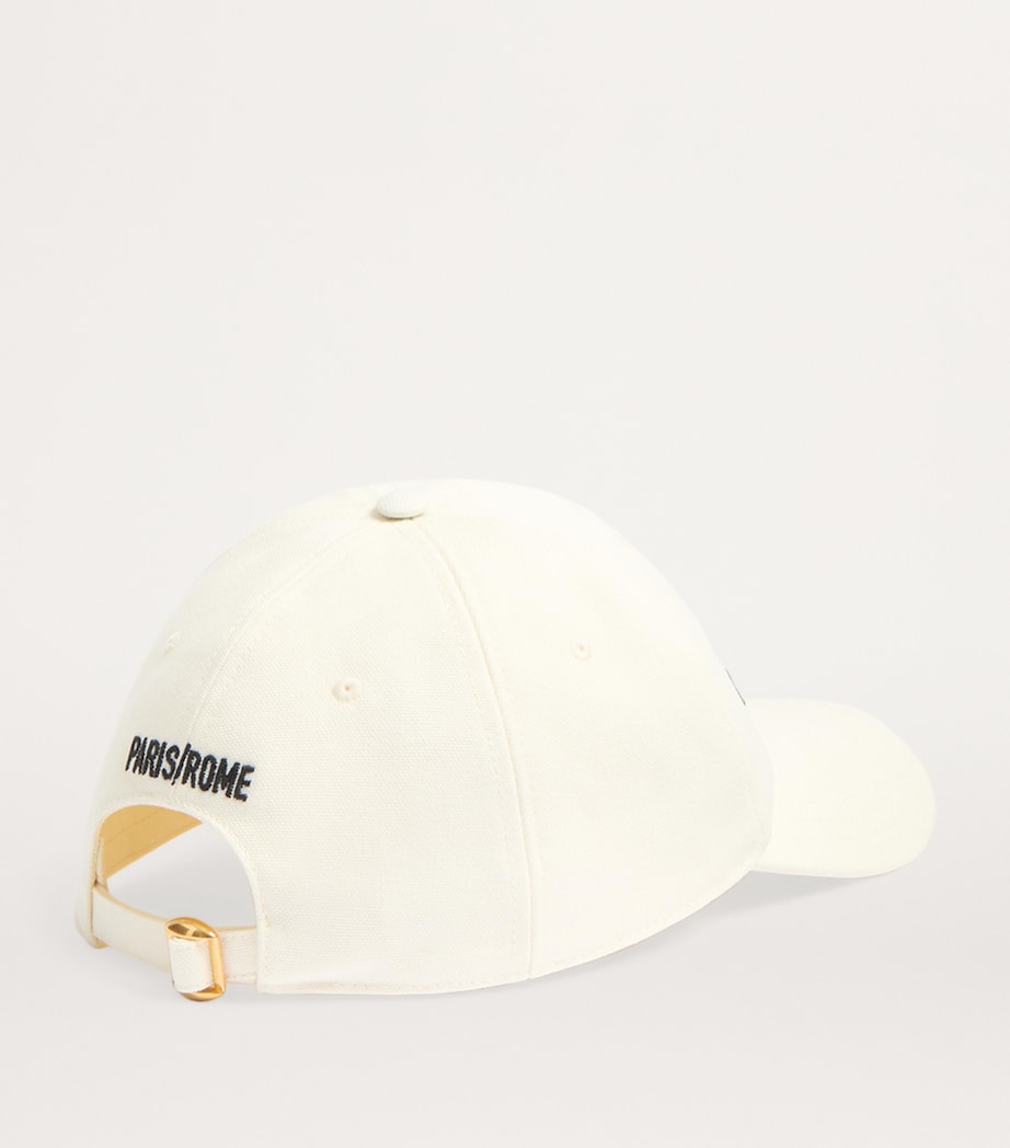 Cotton Chez Valentino Baseball Cap 0AN Image 4