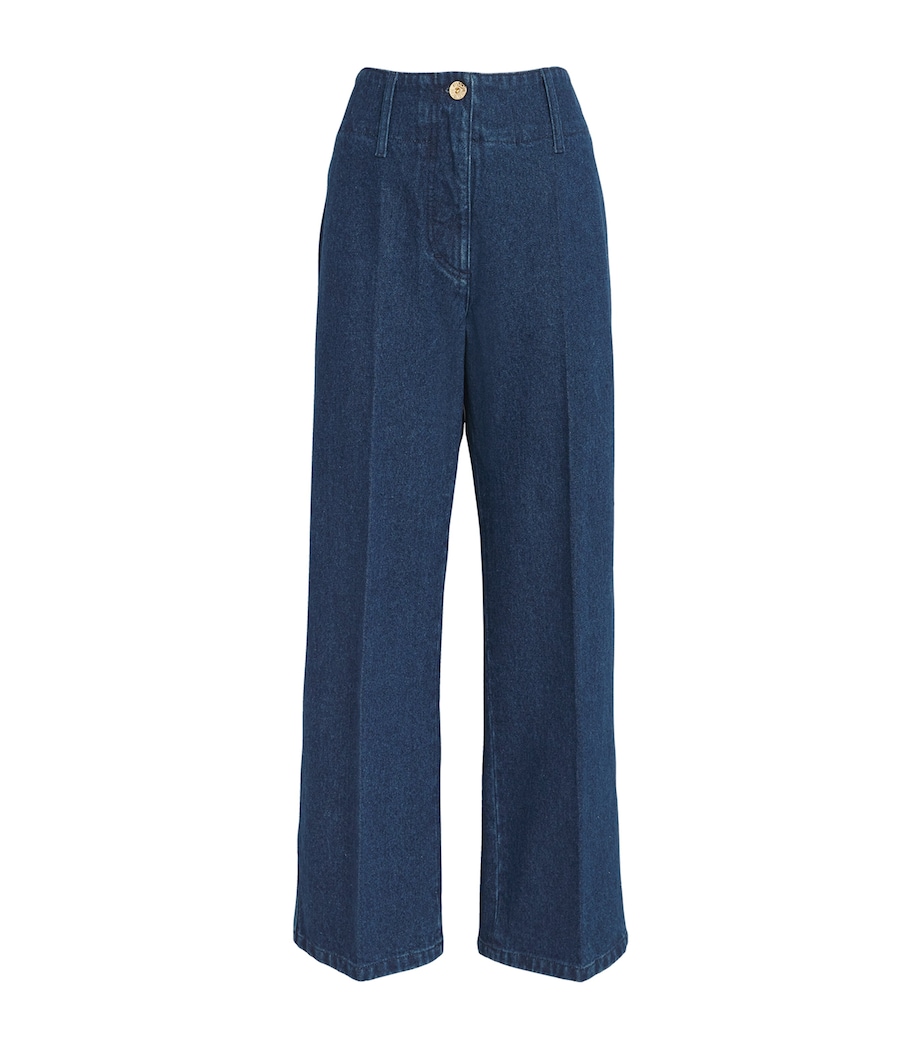 High-Rise Wide-Leg Jeans 661B INK BLUE Image 1