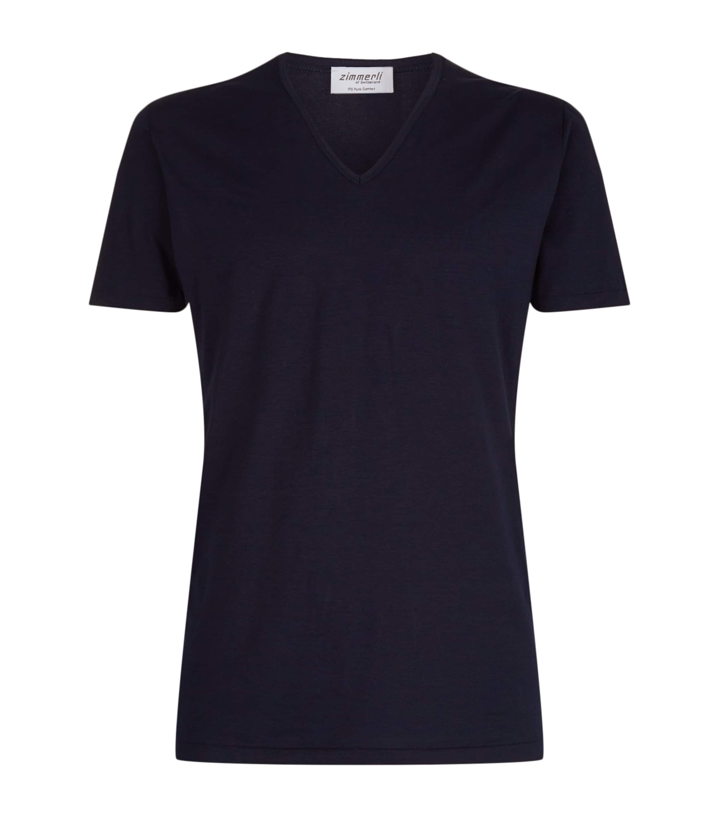 ZIMMERLI 172 PURE COMFORT V-NECK T-SHIRT