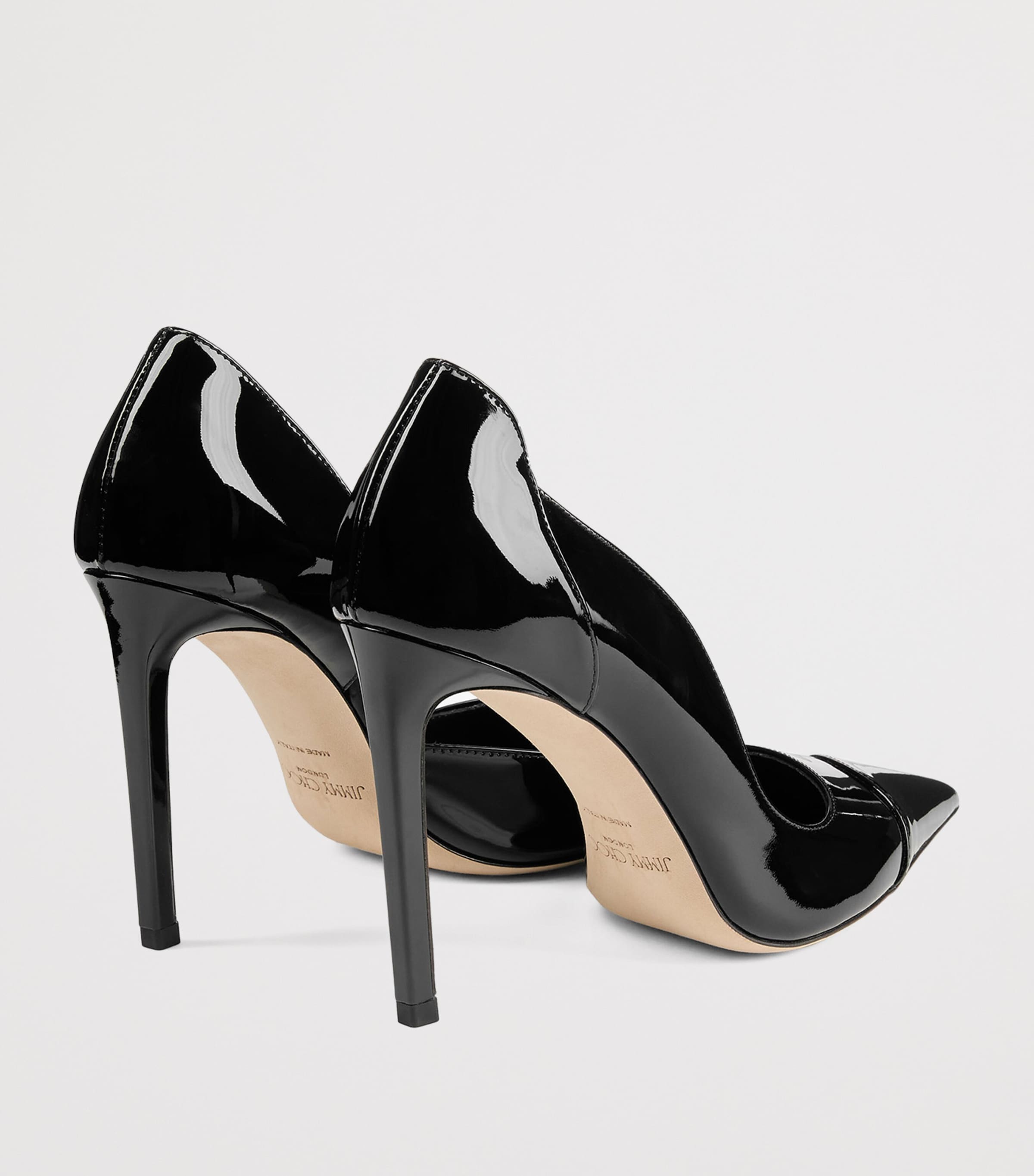 Brigitte 100 Patent Leather Pumps BLACK Image 5