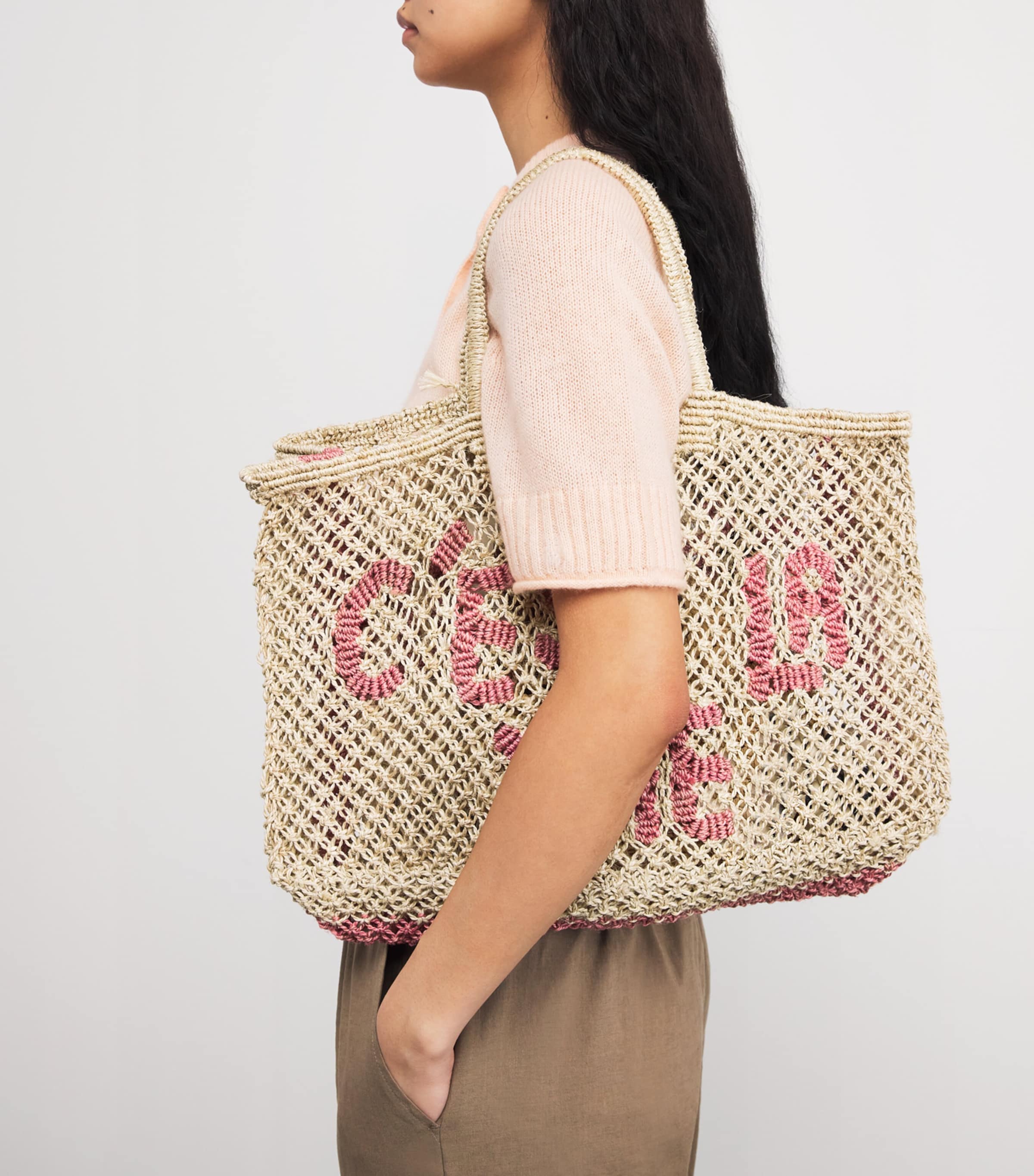 Jute C'est La Vie Lavinia Tote Bag NATRUAL Image 2