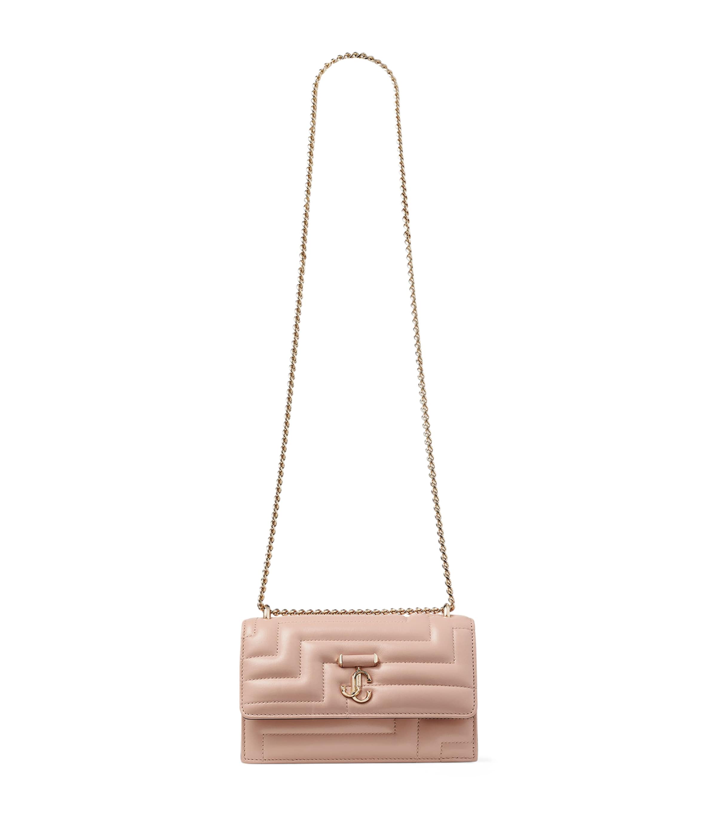 Jimmy Choo Mini Leather Bohemia Cross-body Bag In Nude