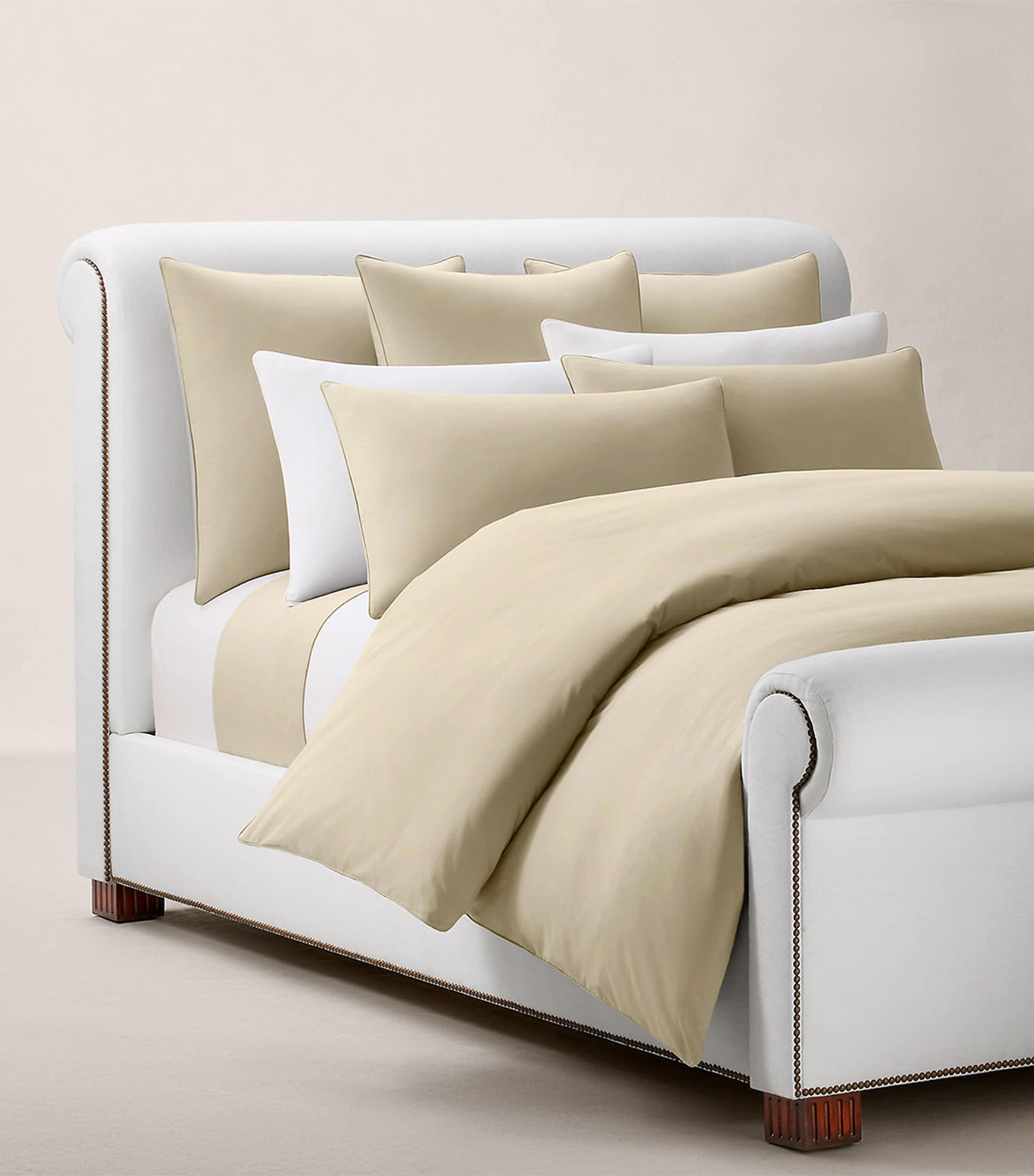 Ralph Lauren Home Cotton Player Double Duvet Cover (200cm x 200cm) Paleoak Image 5