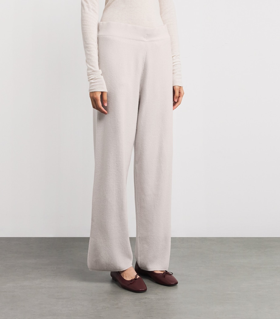 Cashmere-Blend No.387 Strut Short Sweatpants CHALK Image 3