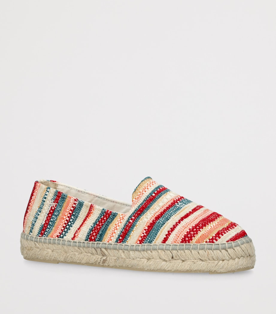 Manebi Cotton Stripe Espadrilles Mult/other Image 3