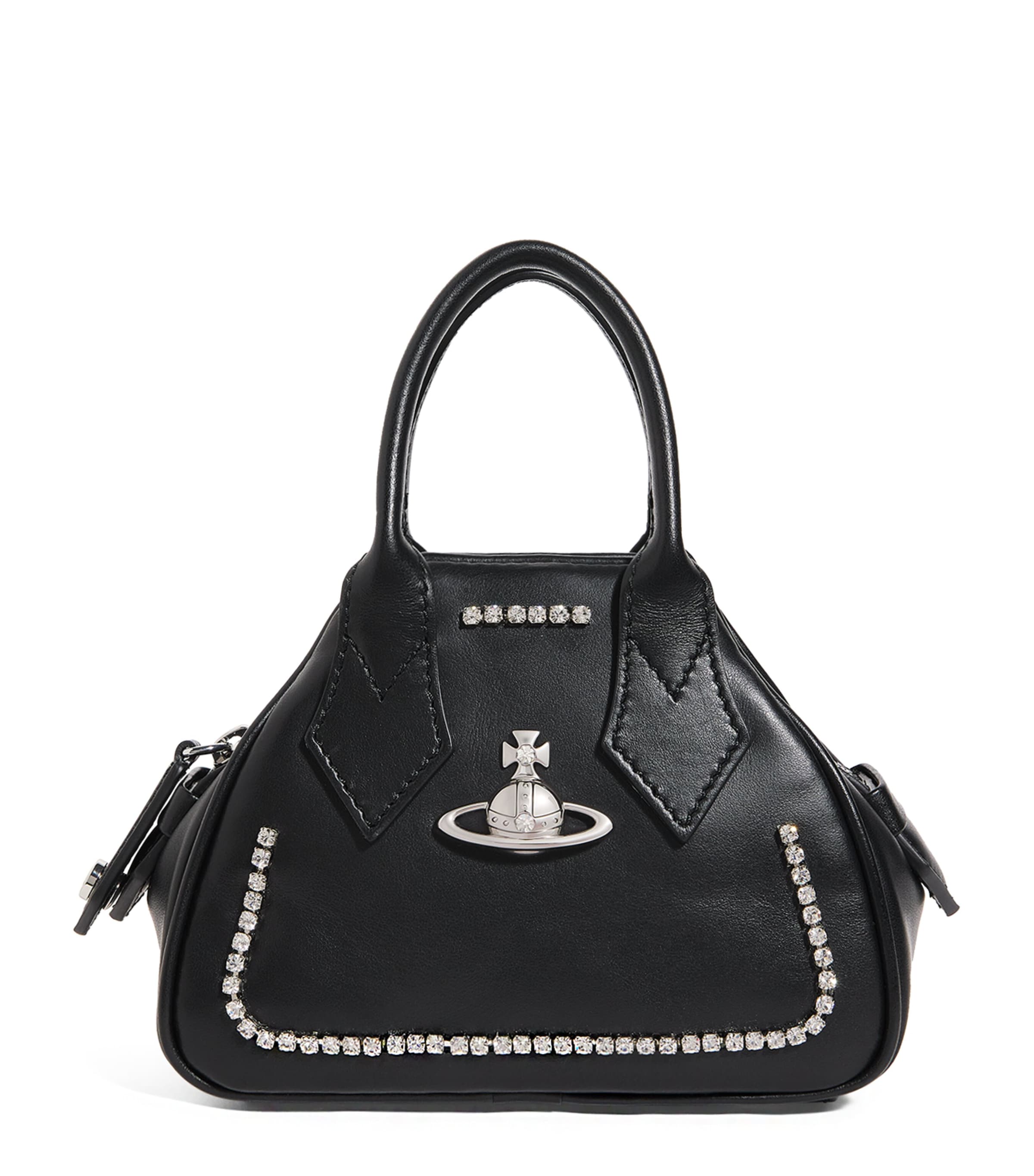 Vivienne Westwood Leather Yazmin Mini Bag In Black