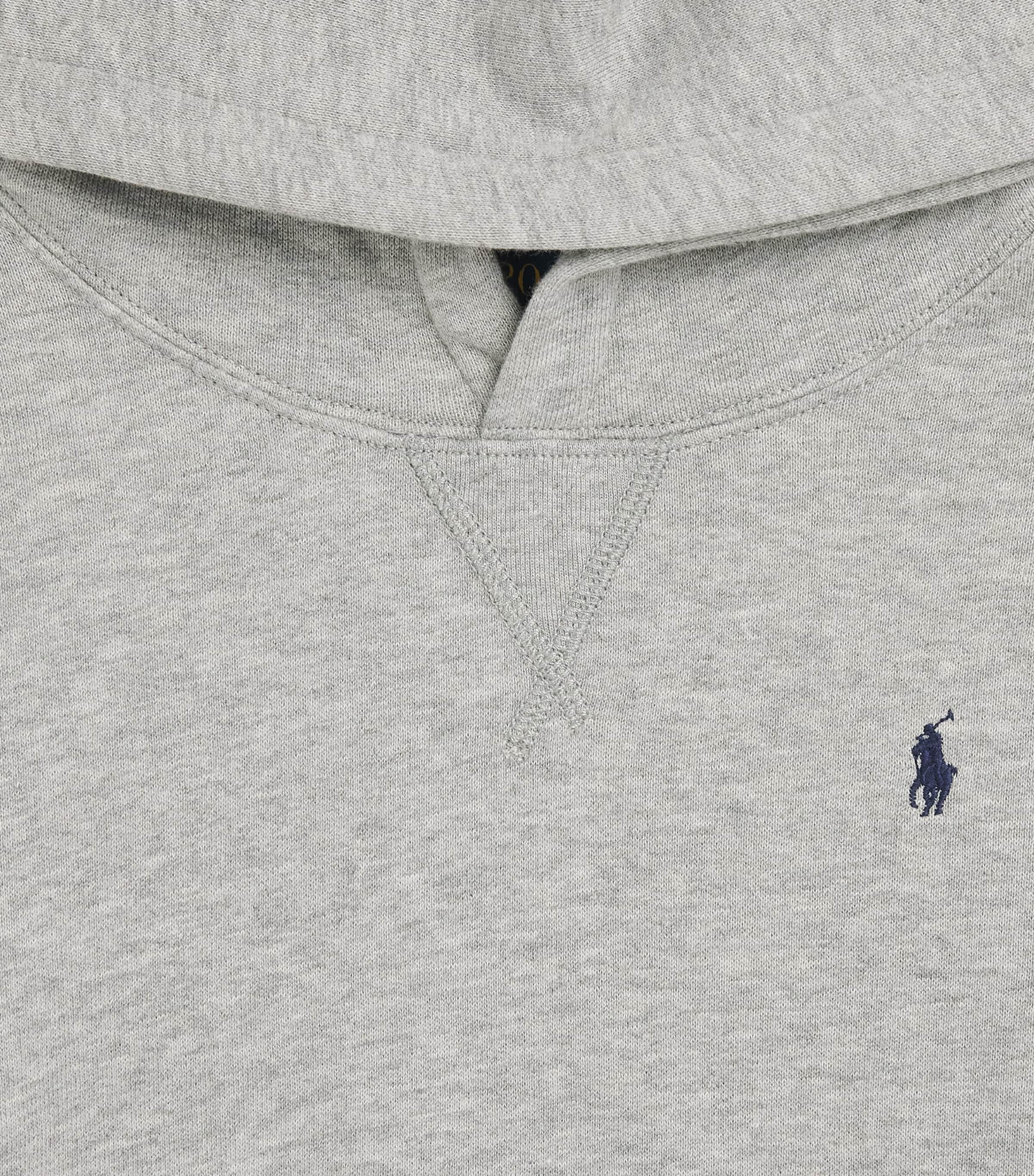 Ralph Lauren Kids Polo Pony Hoodie (4-7 Years) Andover Heather Image 3