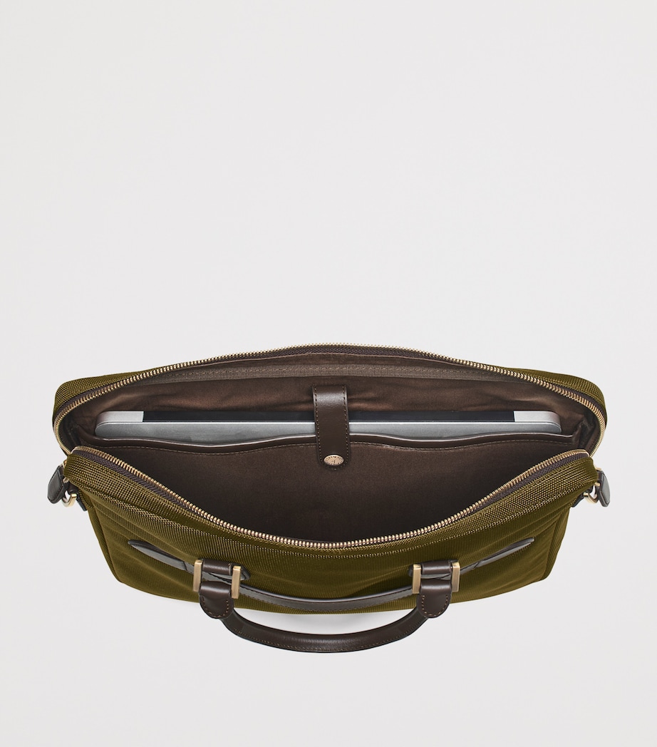 Nylon Slim Briefcase KHAKI Image 6