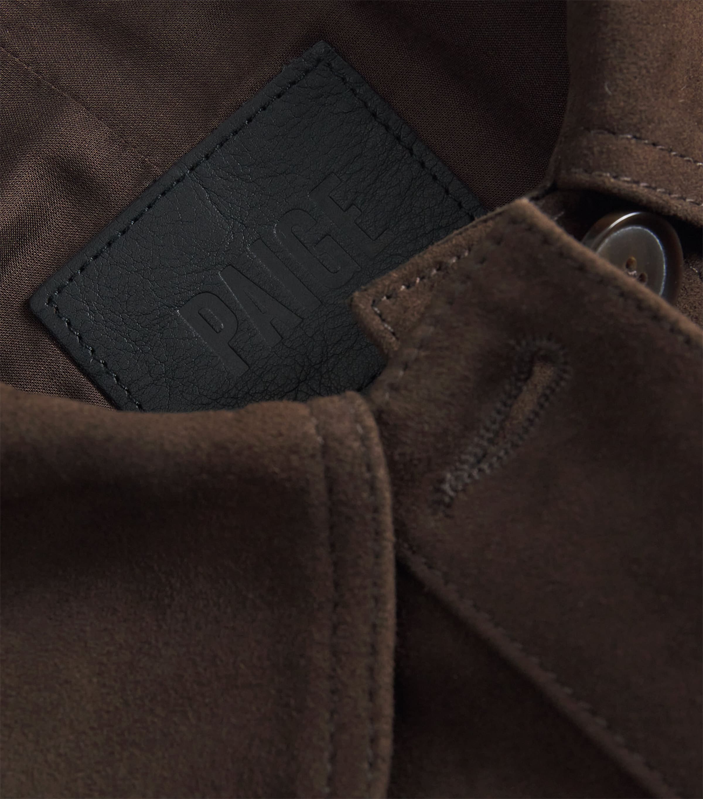 Suede Feyd Leather Jacket CHOCOLATE BROWN Image 5