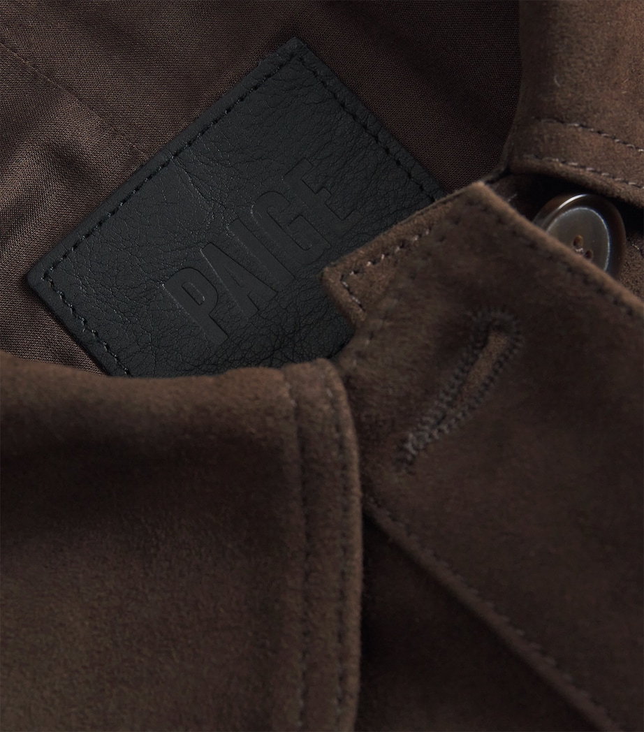 Suede Feyd Leather Jacket CHOCOLATE BROWN Image 5