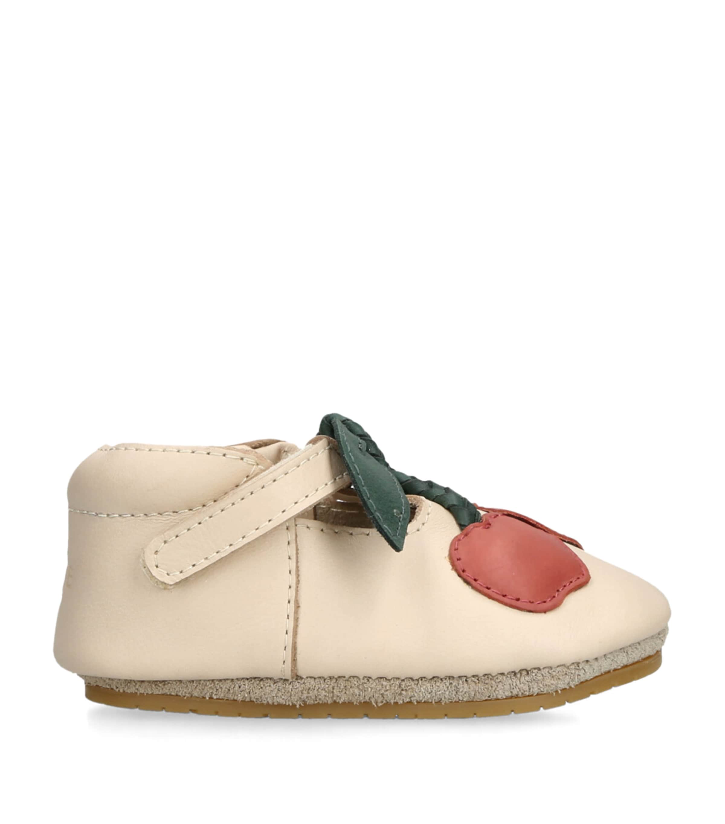 Donsje Leather Cherry Nanoe Crib Shoes | Baby Shoes | Flats