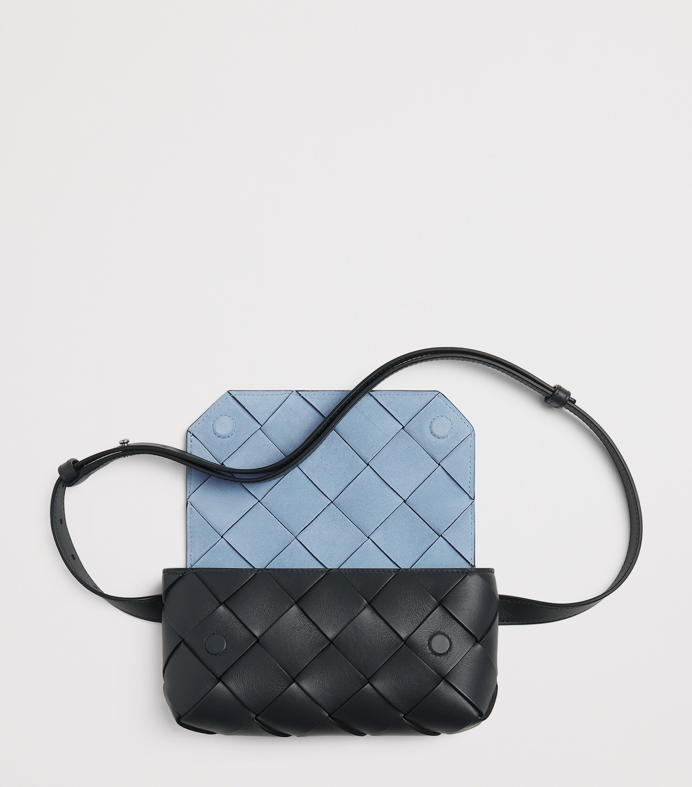 Bottega Veneta Leather Intreccio Diago Belt Bag Image 3