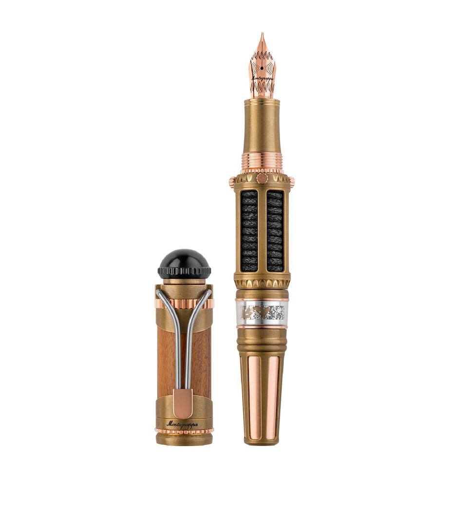 Montegrappa Marconi Model 150 Fountain Pen Brass Image 1