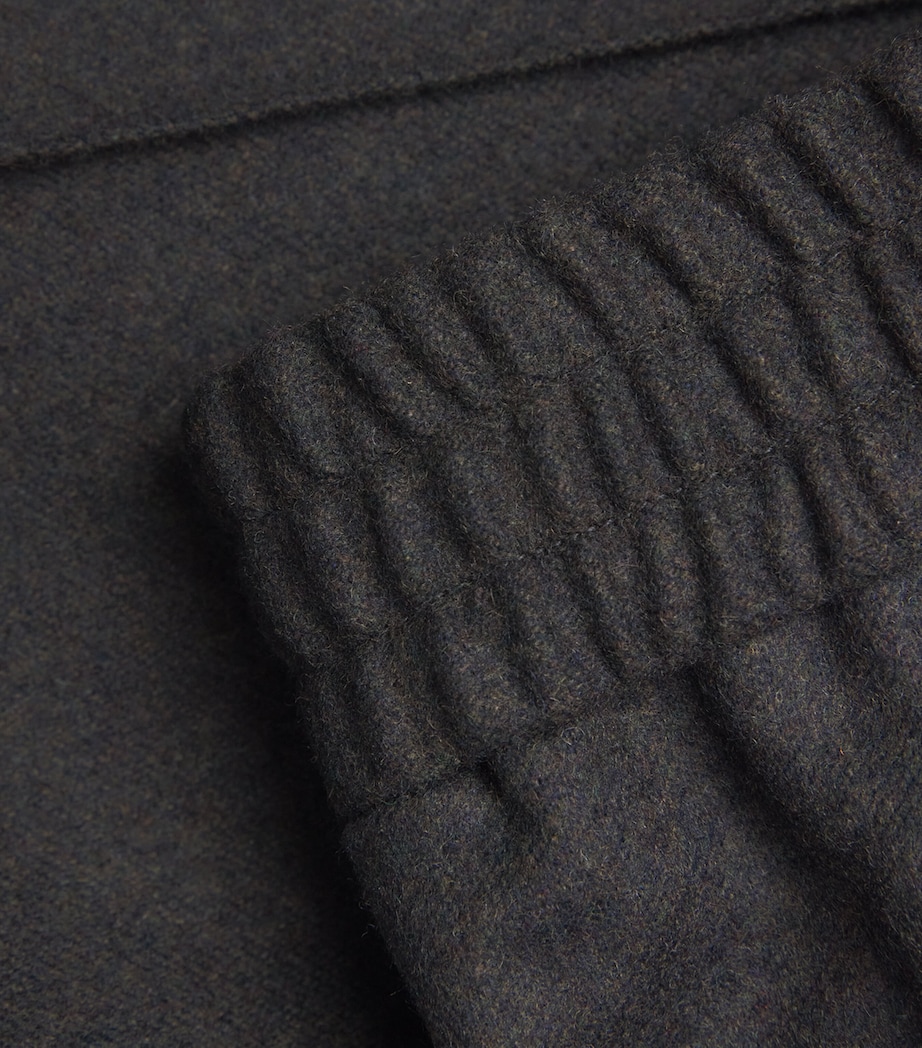 Elasticated Tapered Trousers MARRON FONCE CHINE Image 5