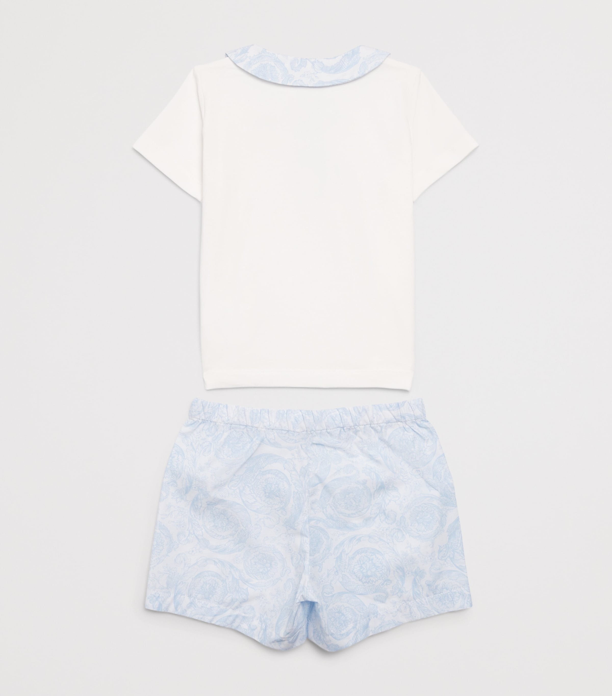 Versace Kids Printed Shirt and Shorts Set (1-18 Months) Image 2