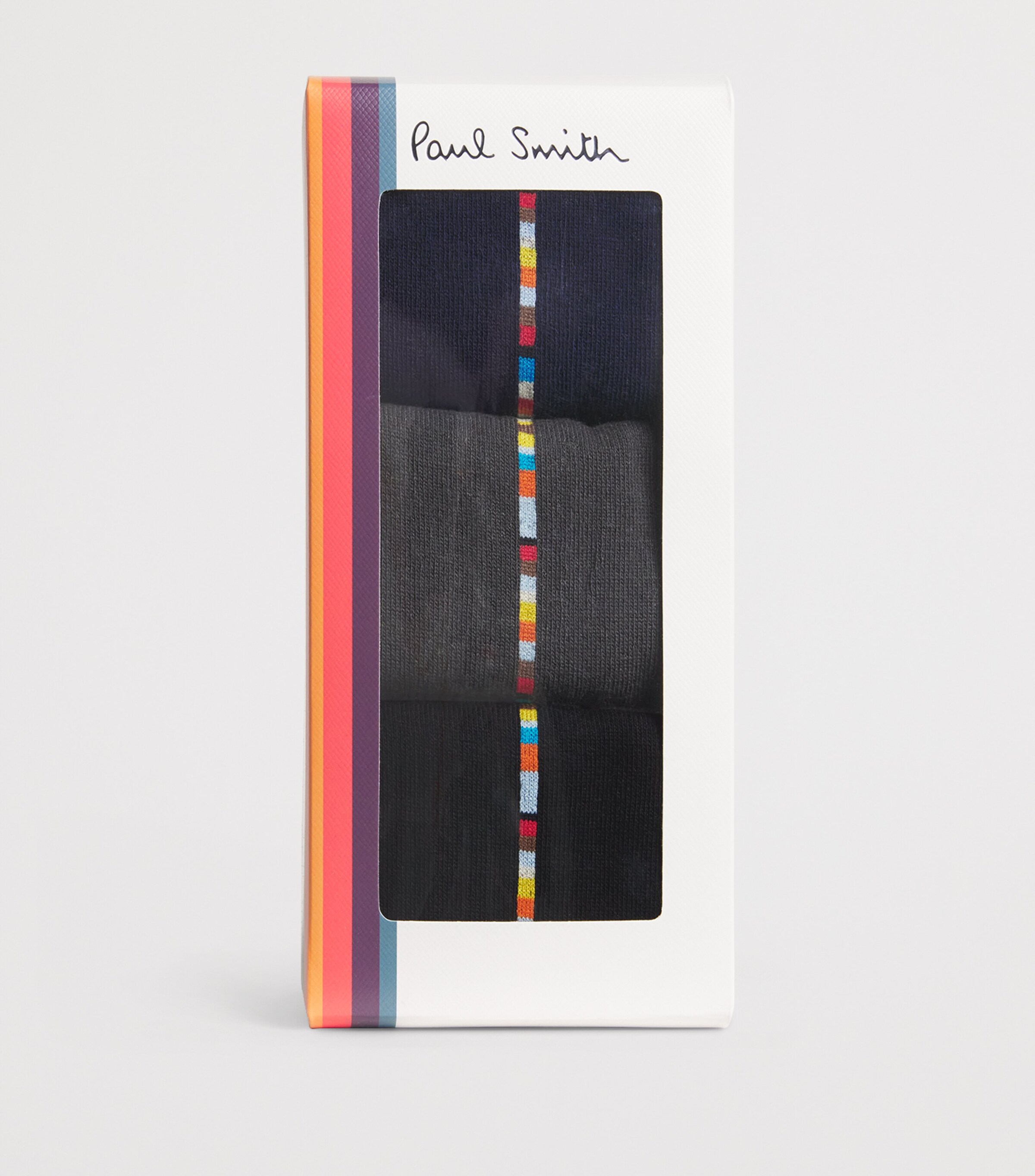 Central Signature Stripe Socks (Pack of 3) MULTICOLOUR Image 2