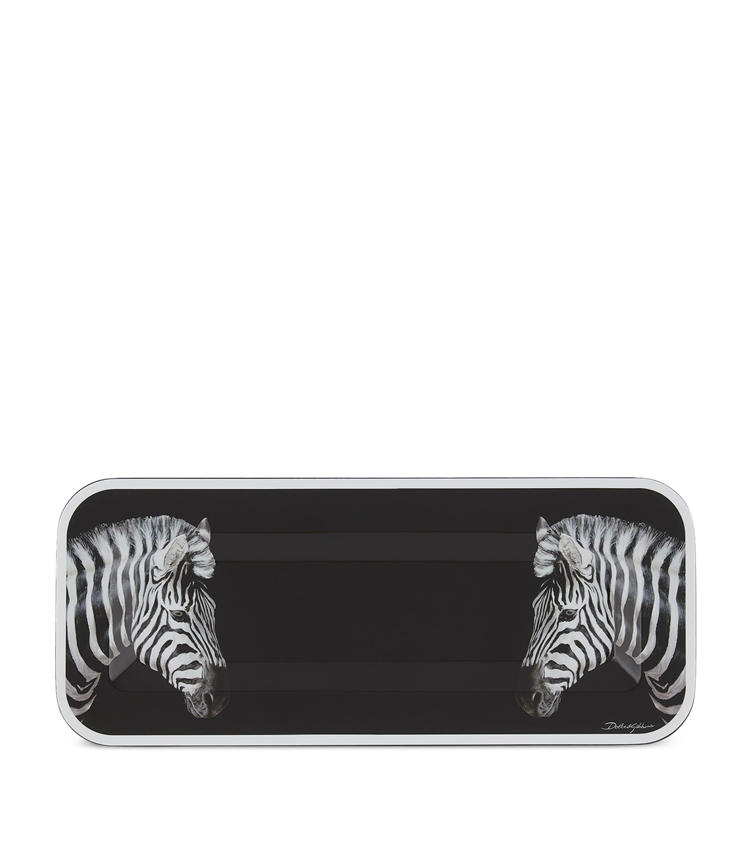 Dolce & Gabbana Wooden Zebra Tray