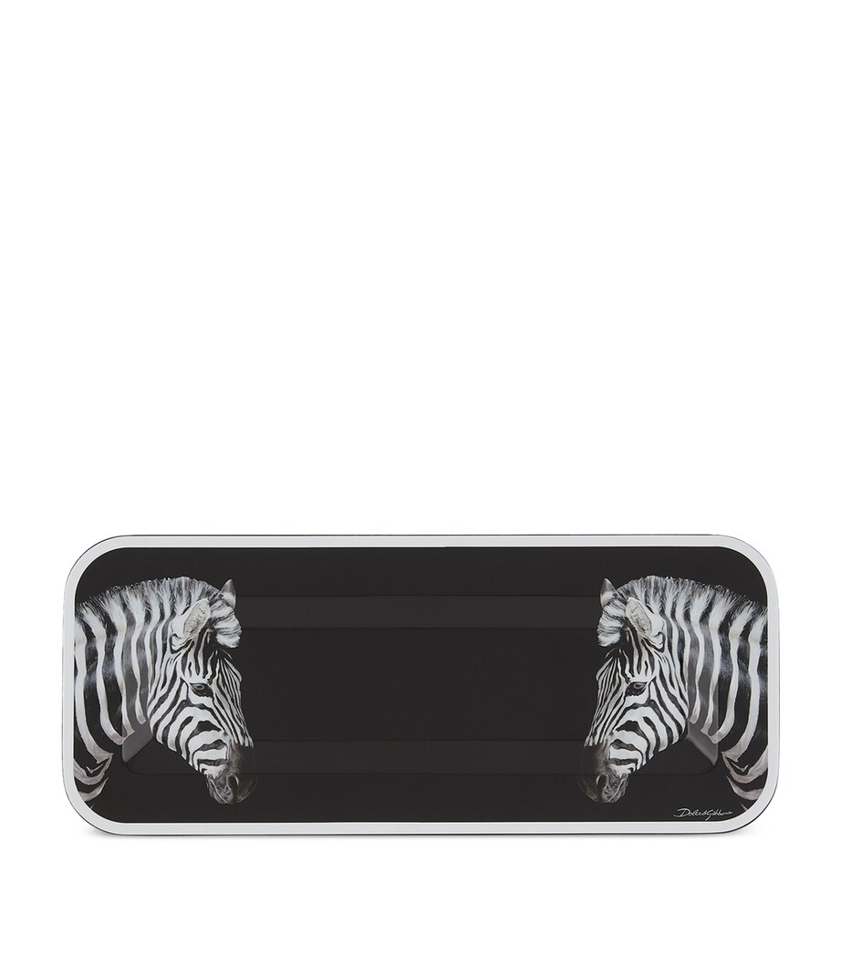 Wooden Zebra Tray UZ007 ZEBRE F DO NER Image 1
