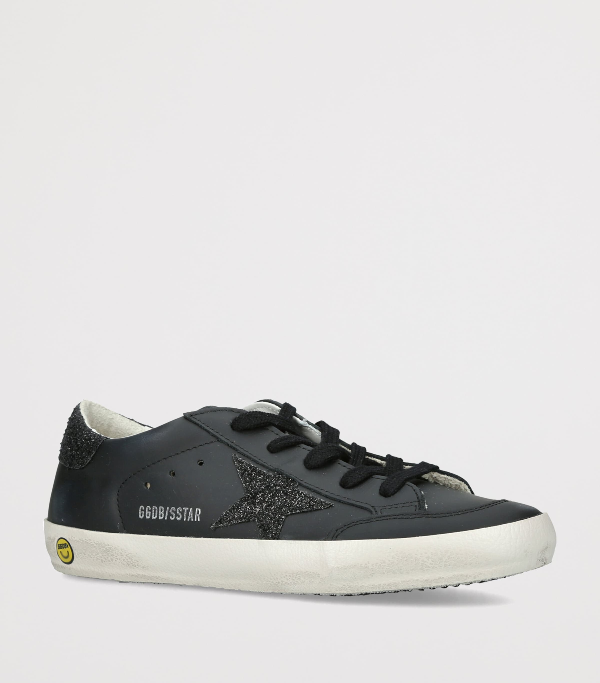 Golden Goose Leather Super-Star Sneakers Black Image 2