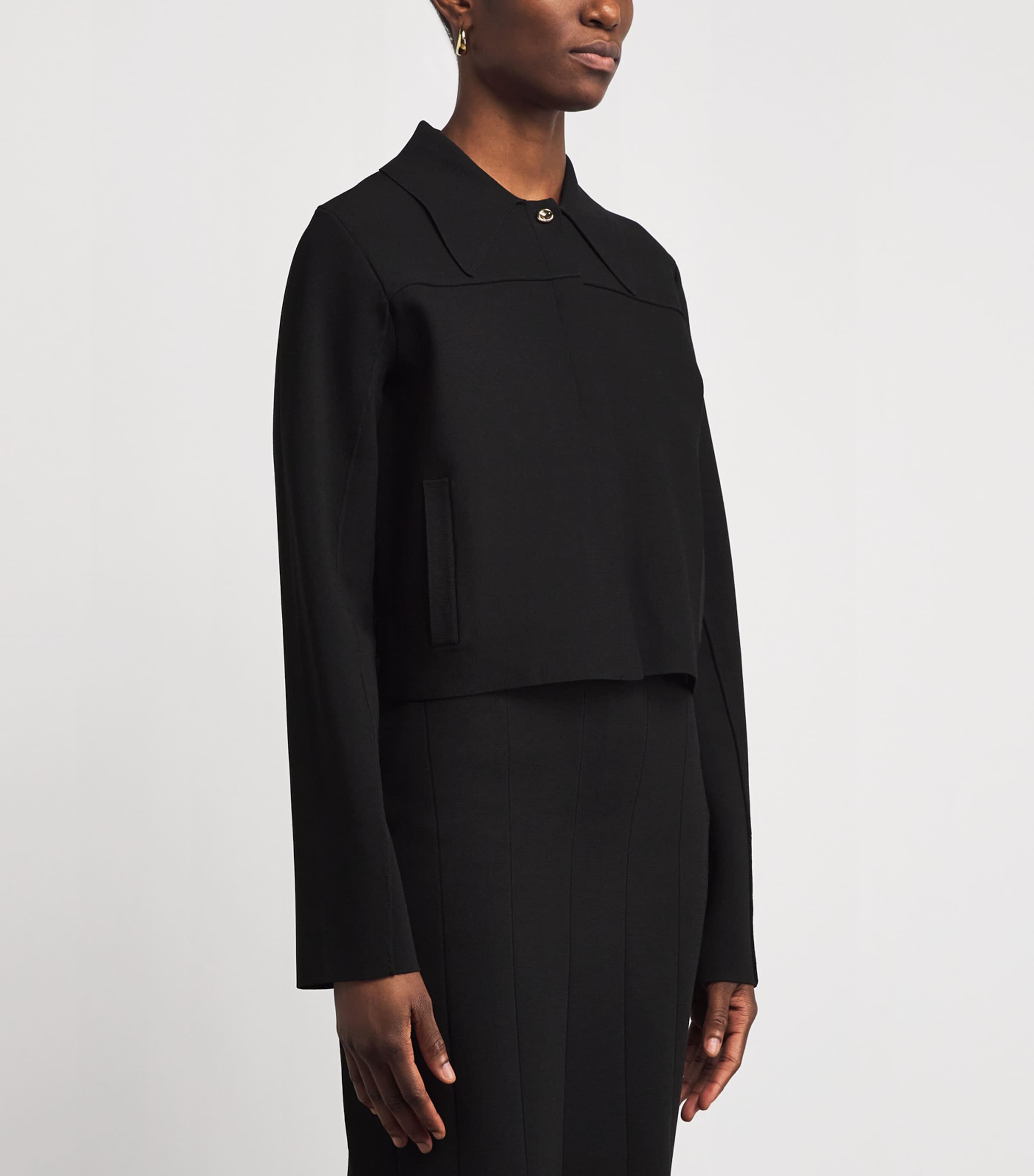 Milano-Knit Gare Compact Jacket BLACK Image 3