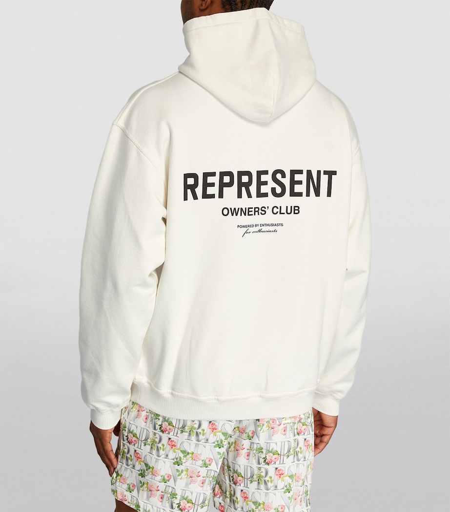 Owners Club Hoodie FLAT WHITE Image 4