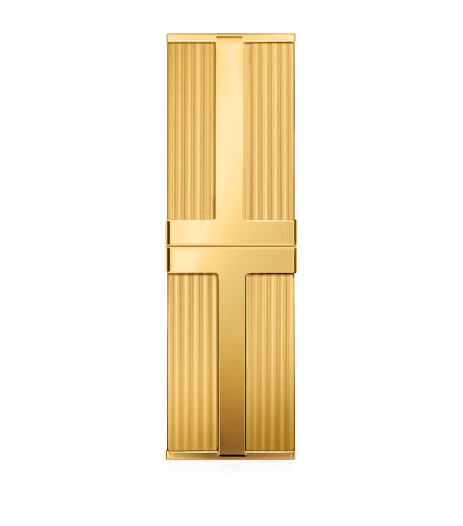 Lip Colour Case GOLD FLUTED Image 1