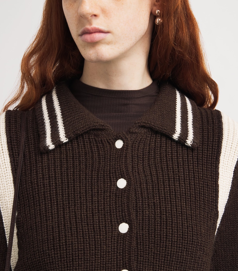 Alpaca Little Raquette Cardigan LITTLE LEAGUE LLE Image 6