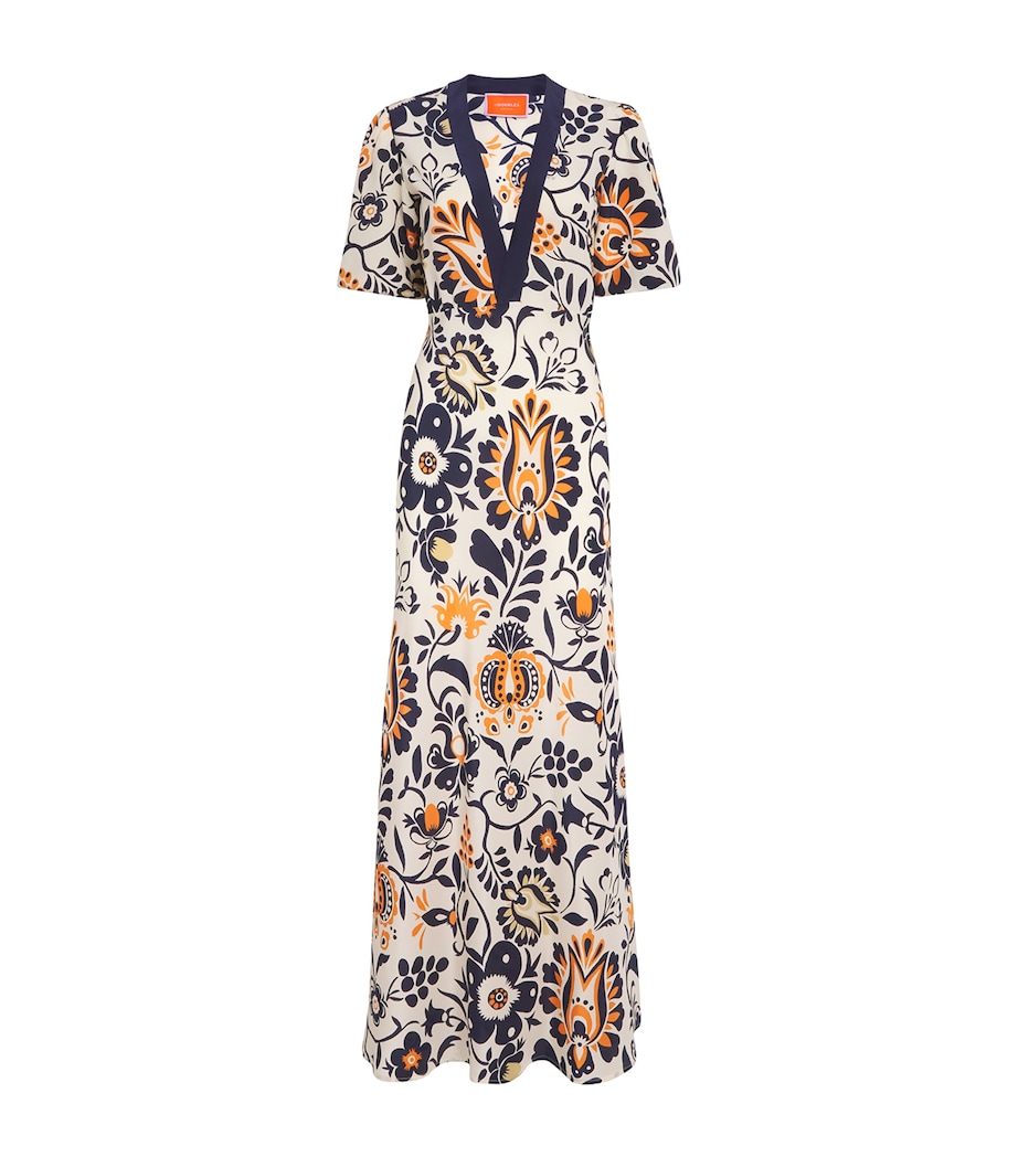 Silk Marlene Maxi Dress WH01 SELVA Image 1